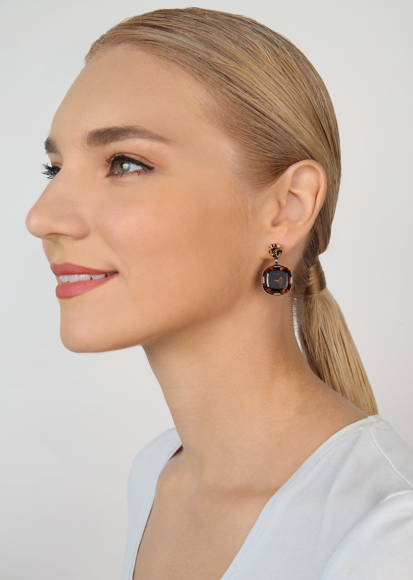 image pour Clou d'oreille pendant To The Max Marron  size M