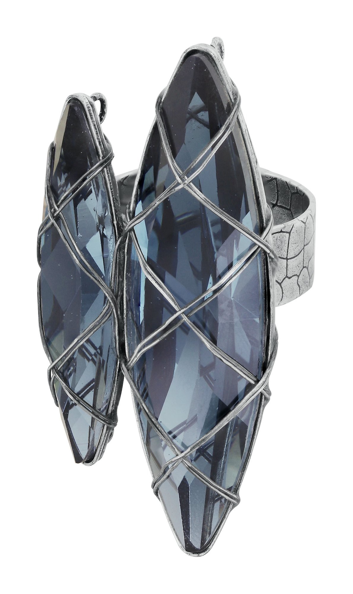 image pour Anneau Gem Chandelier Gris  