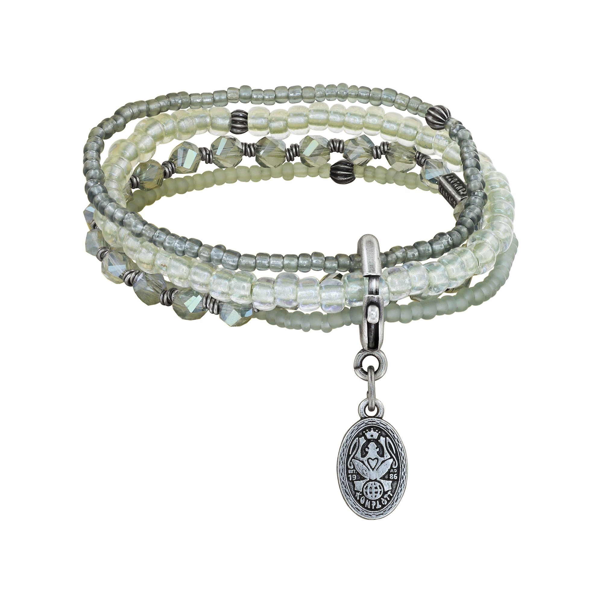 image pour Bracelet élastique Petit Glamour d´Afrique Gris  