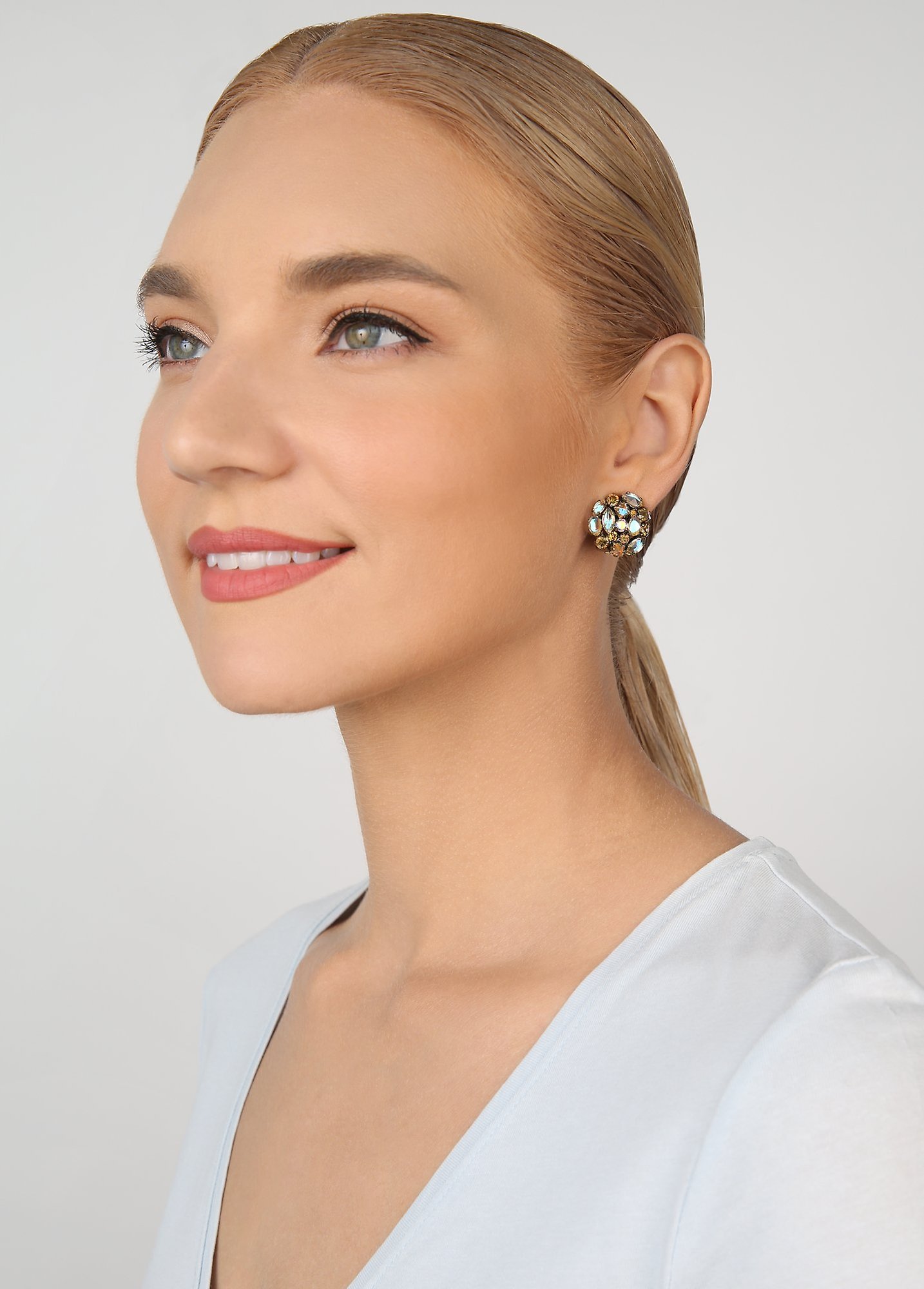 image pour Boucles d'oreilles Clip Ballroom Jaune  size S