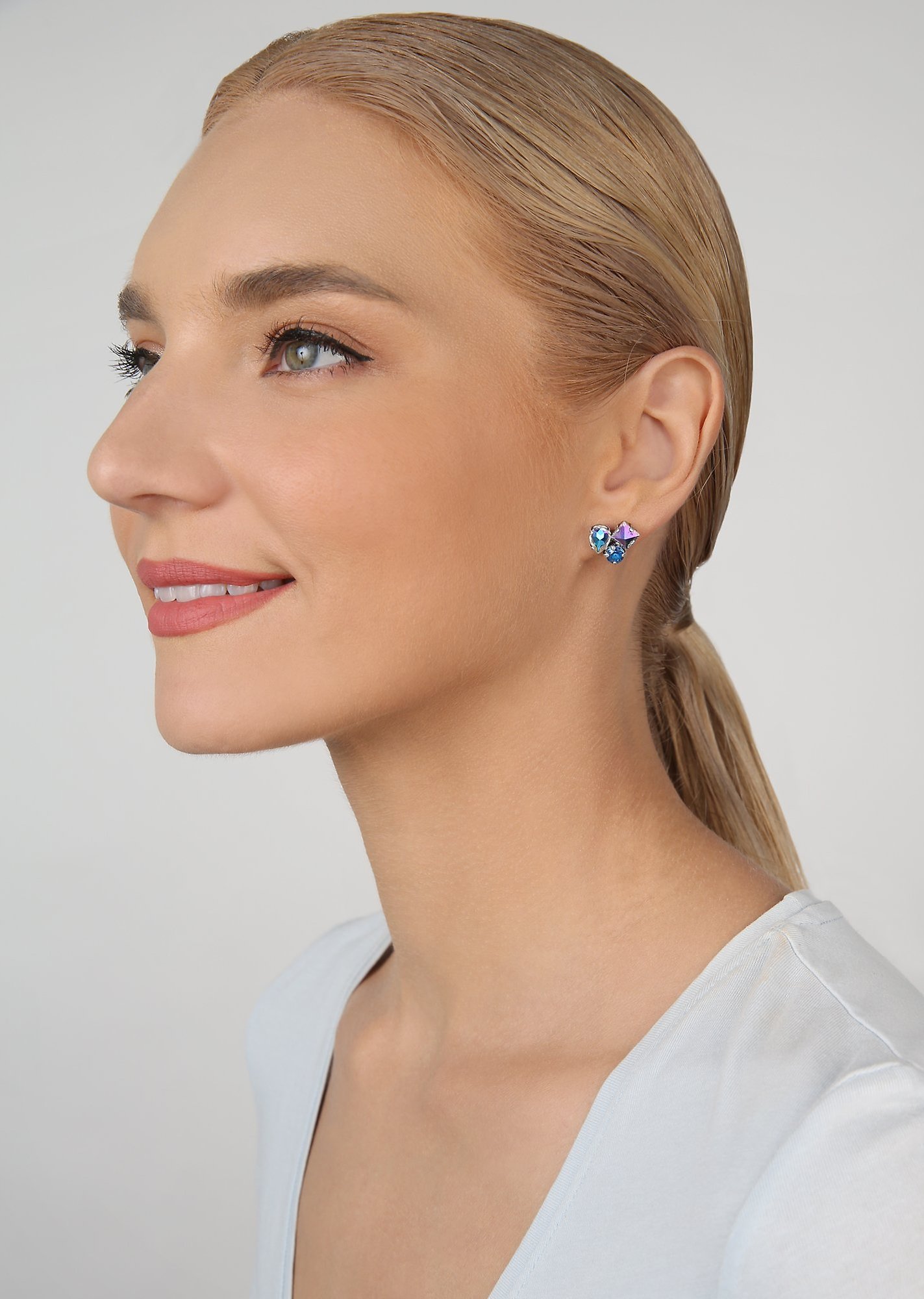 image pour Clou d'oreille Ballroom Bleu  