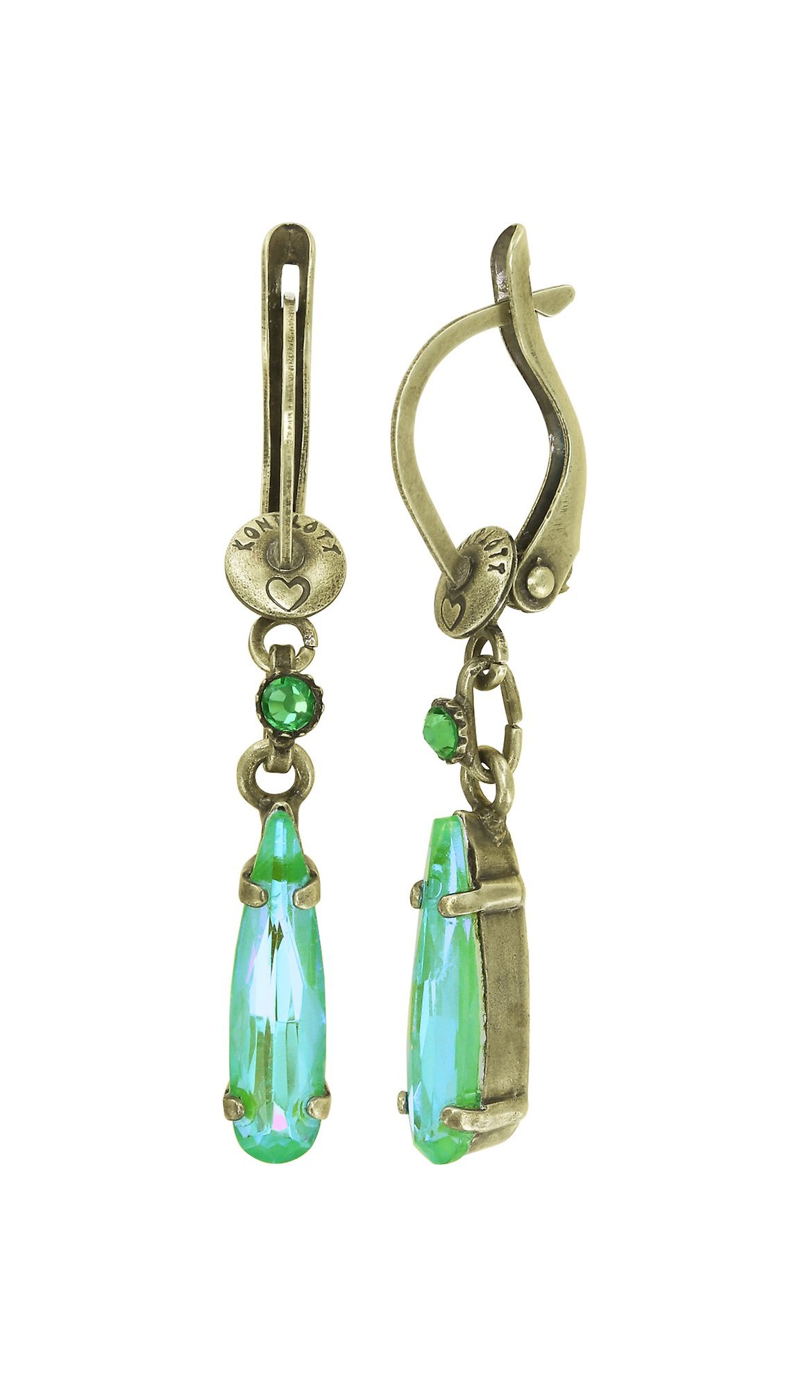 image for Earring dangling Daily Desire Green  