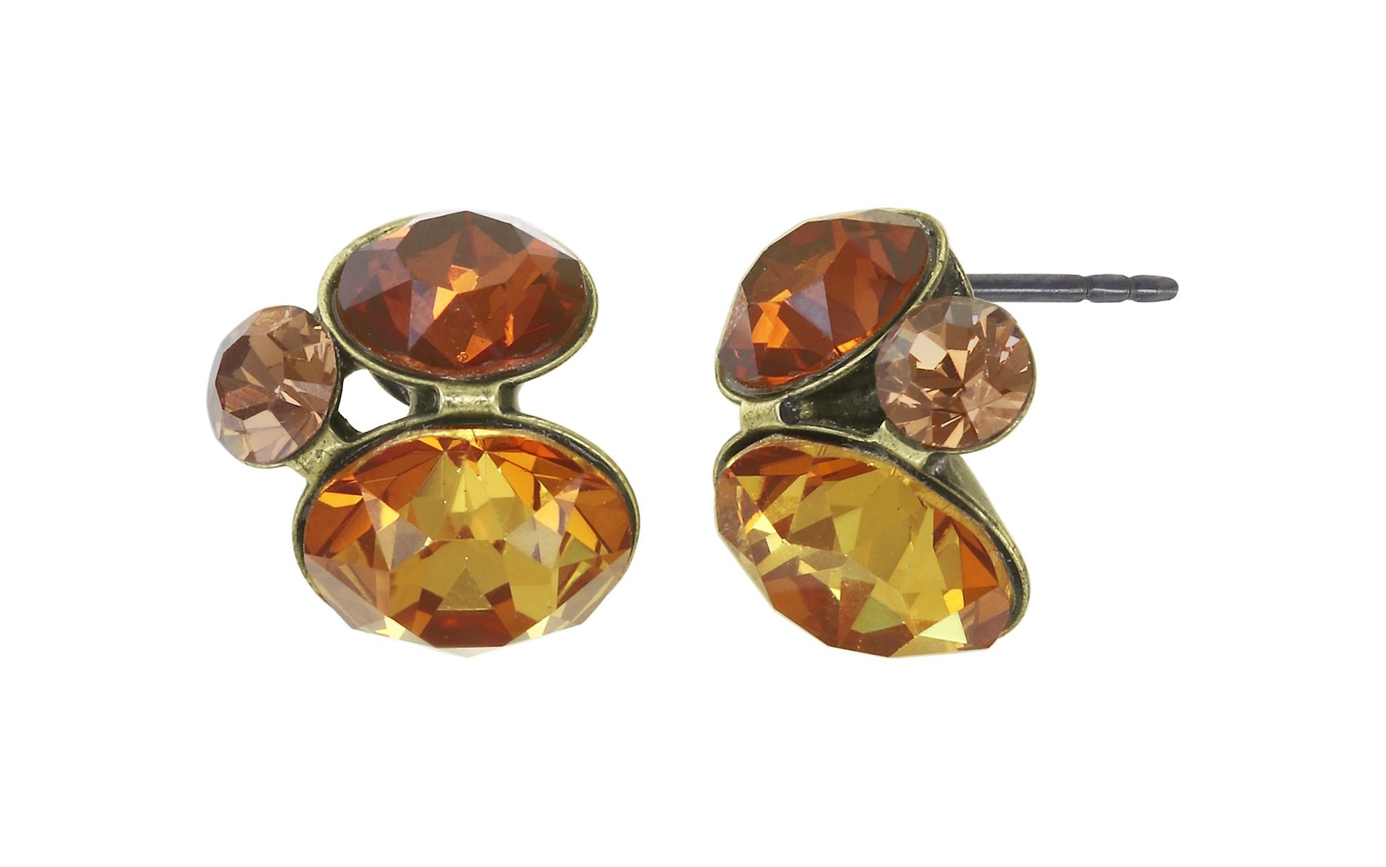 image pour Clou d'oreille Disco Star Marron  