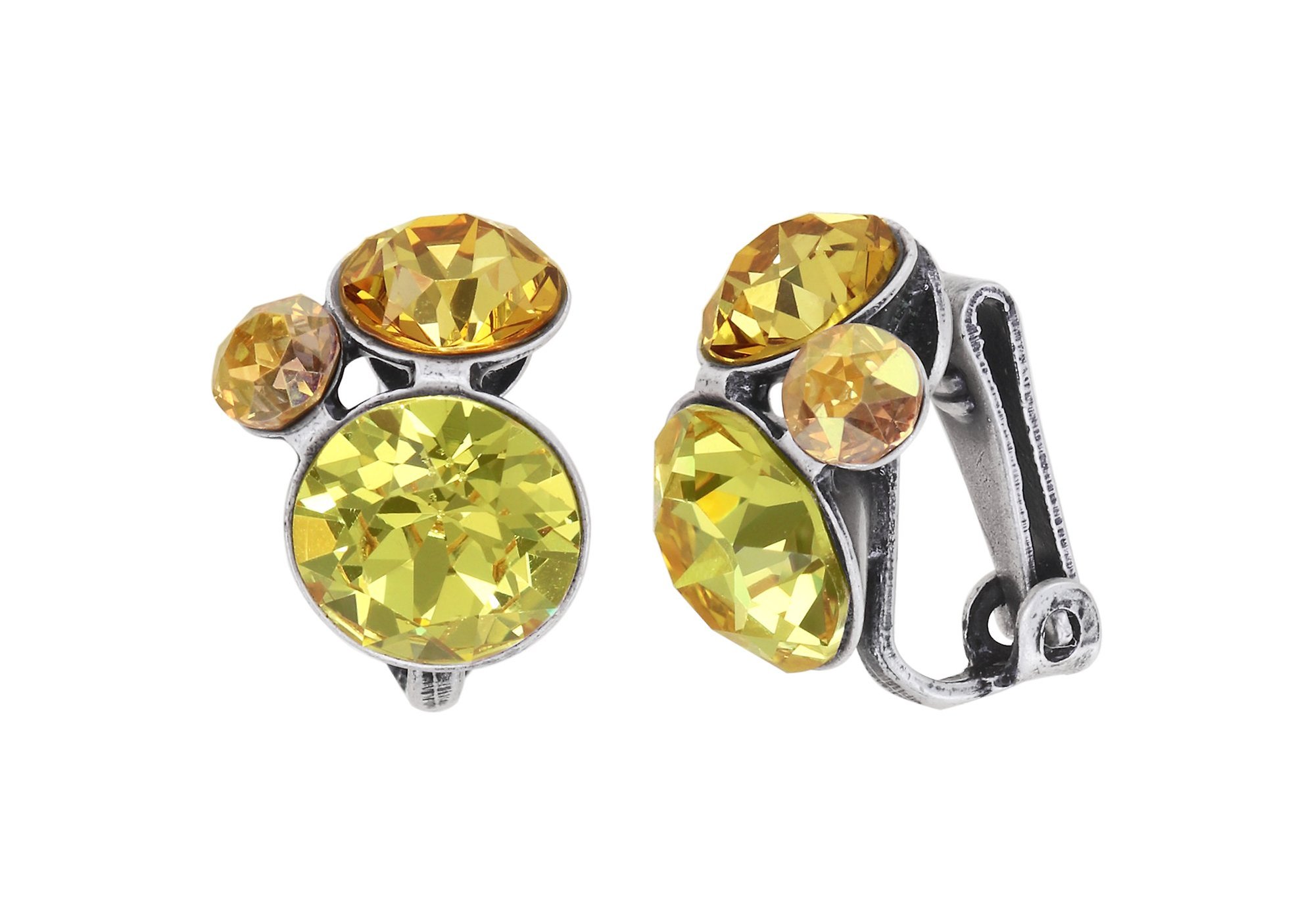 Kép Earring clip Disco Star Yellow  