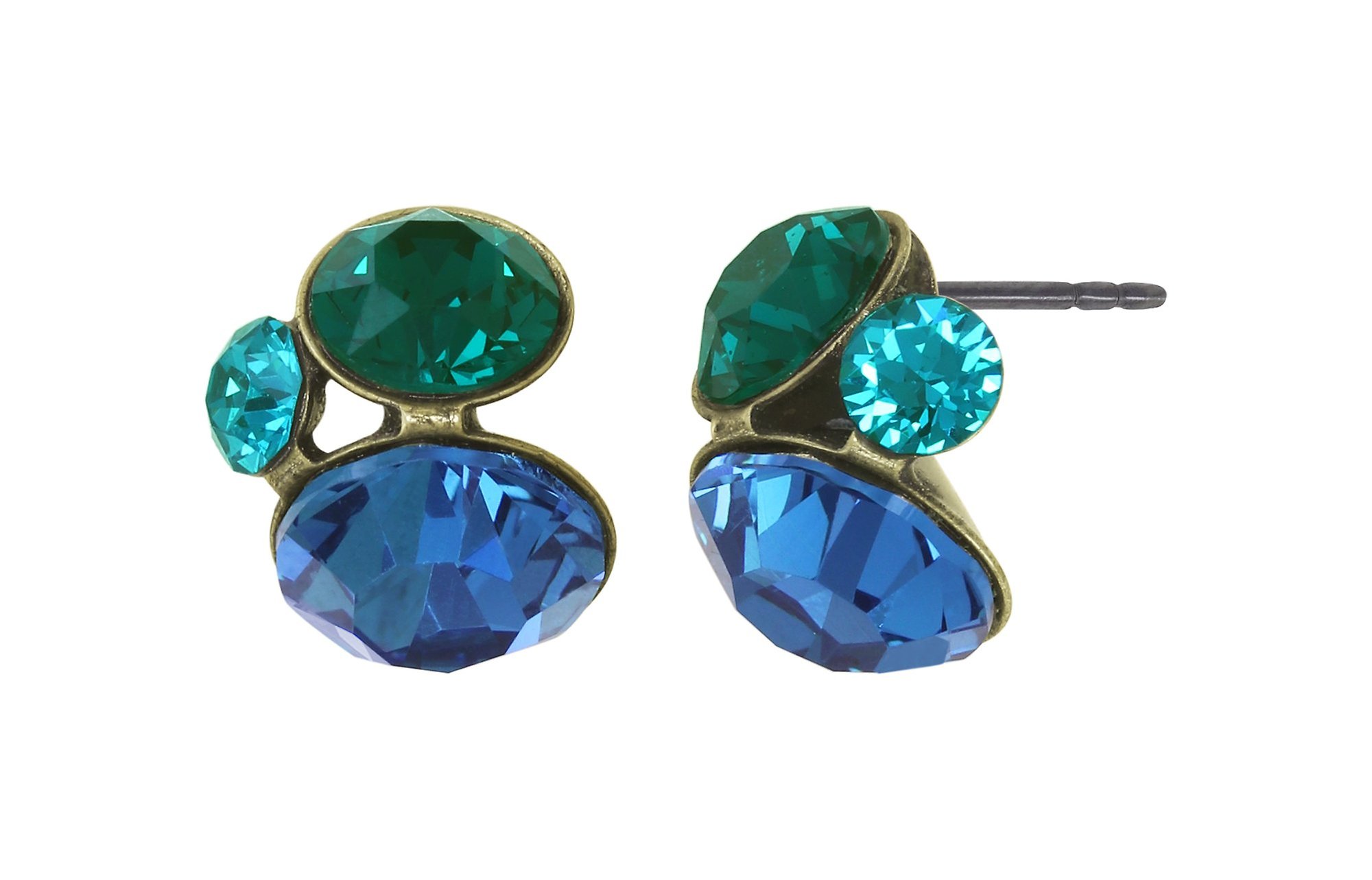 image for Earring Stud Disco Star Green  