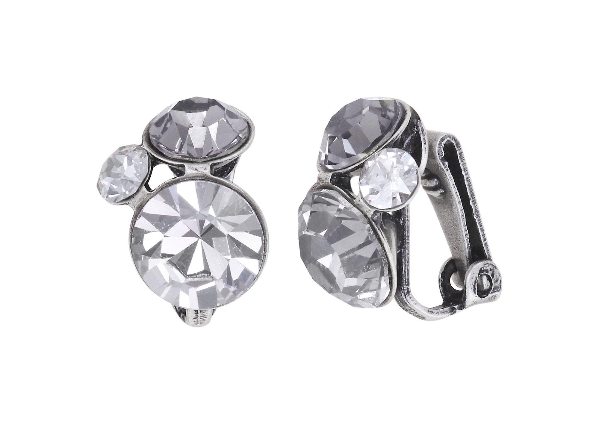 image for Earring Clip Disco Star White  