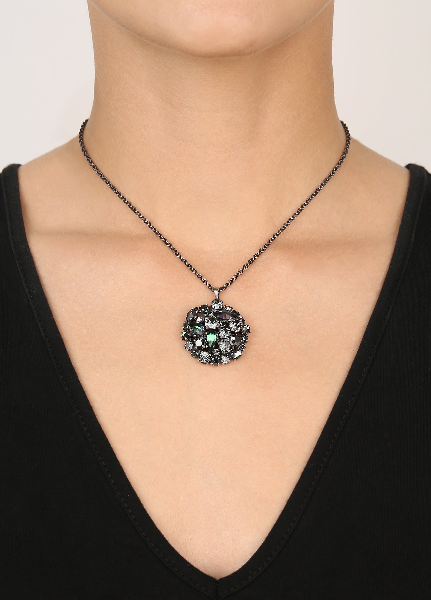 image for Necklace Pendant Ballroom Black  size M