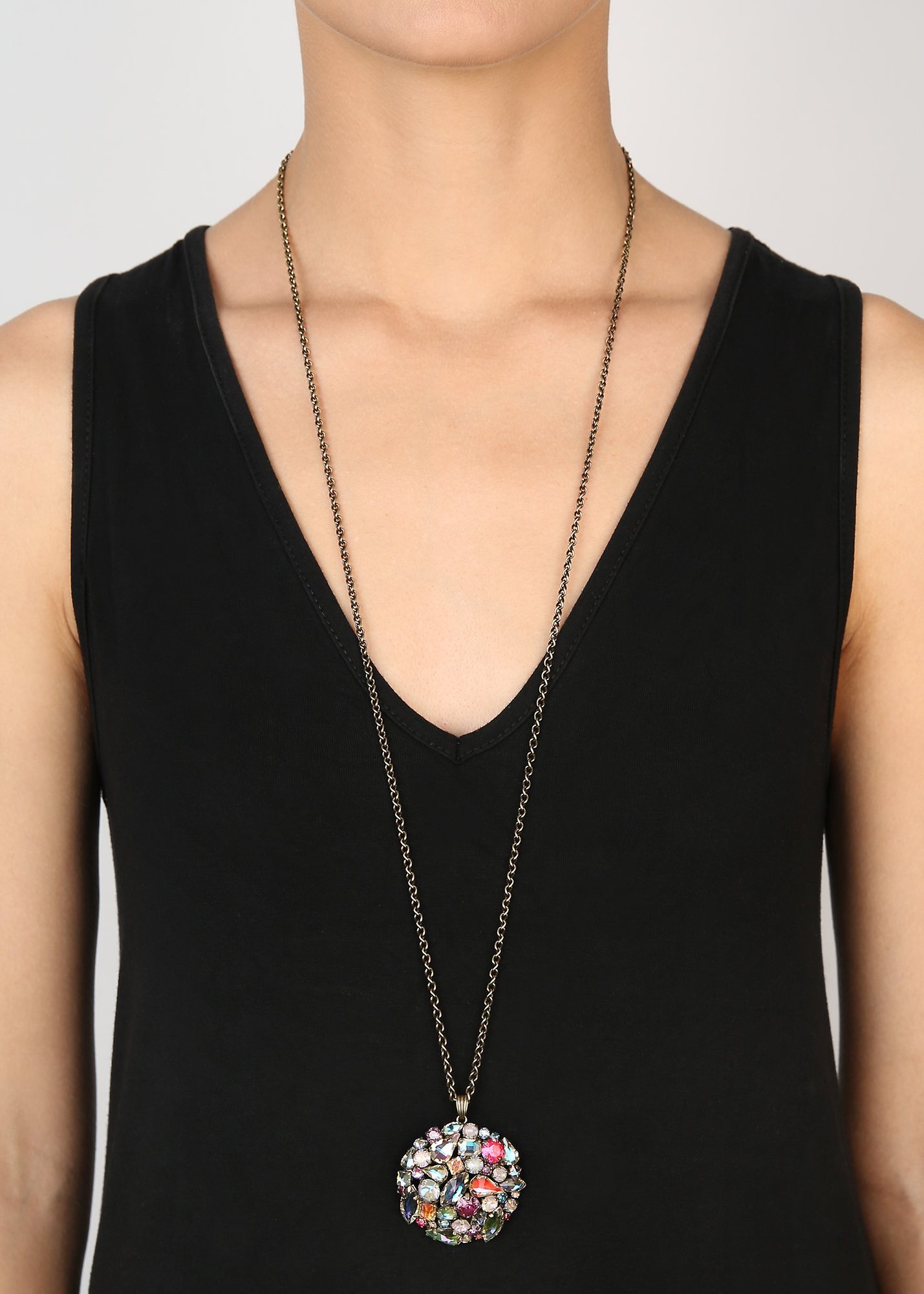 image for Necklace Pendant (Long) Ballroom Multi  size L