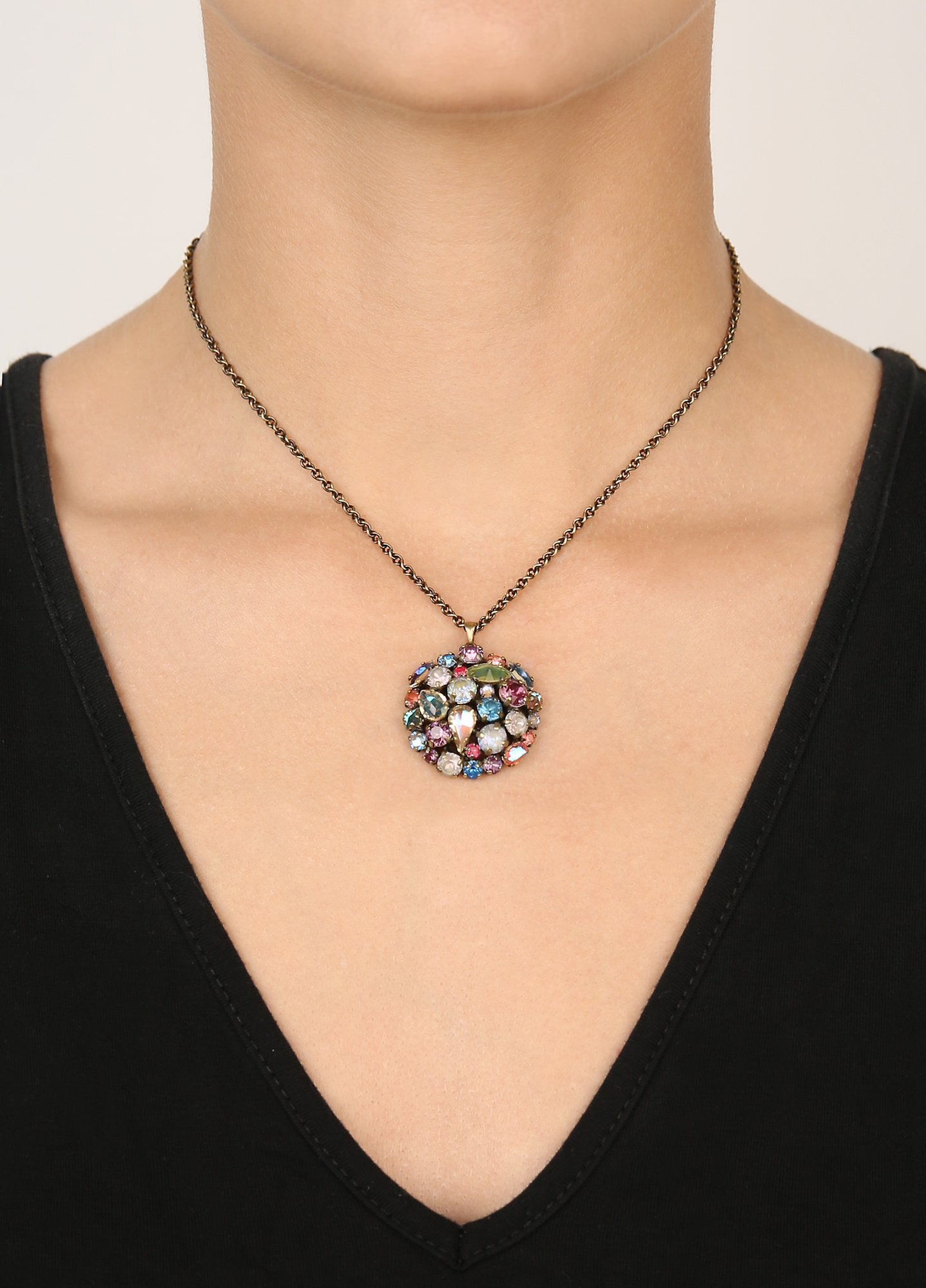 image for Necklace Pendant Ballroom Multi  size M