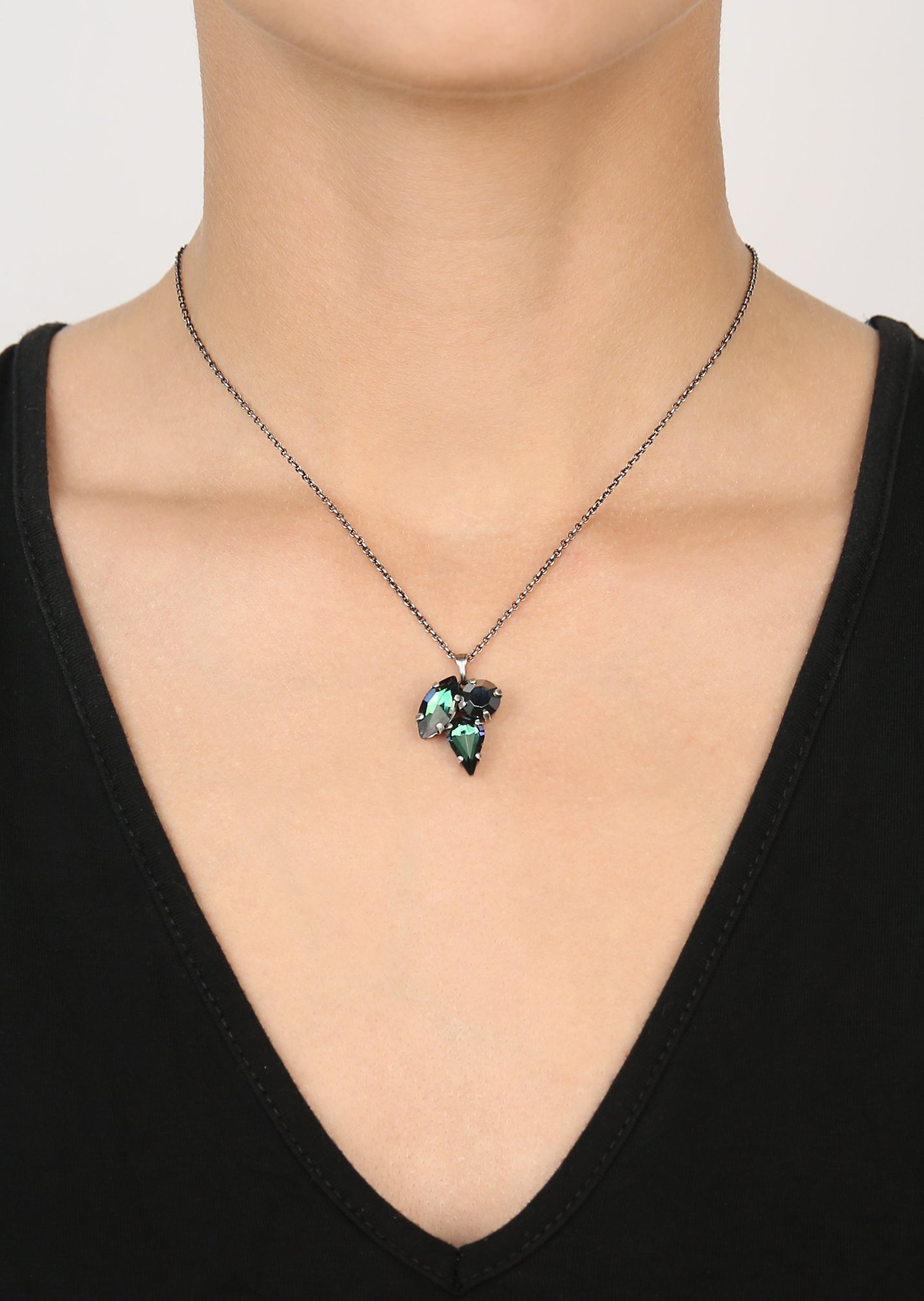 image for Necklace Pendant Ballroom Black  