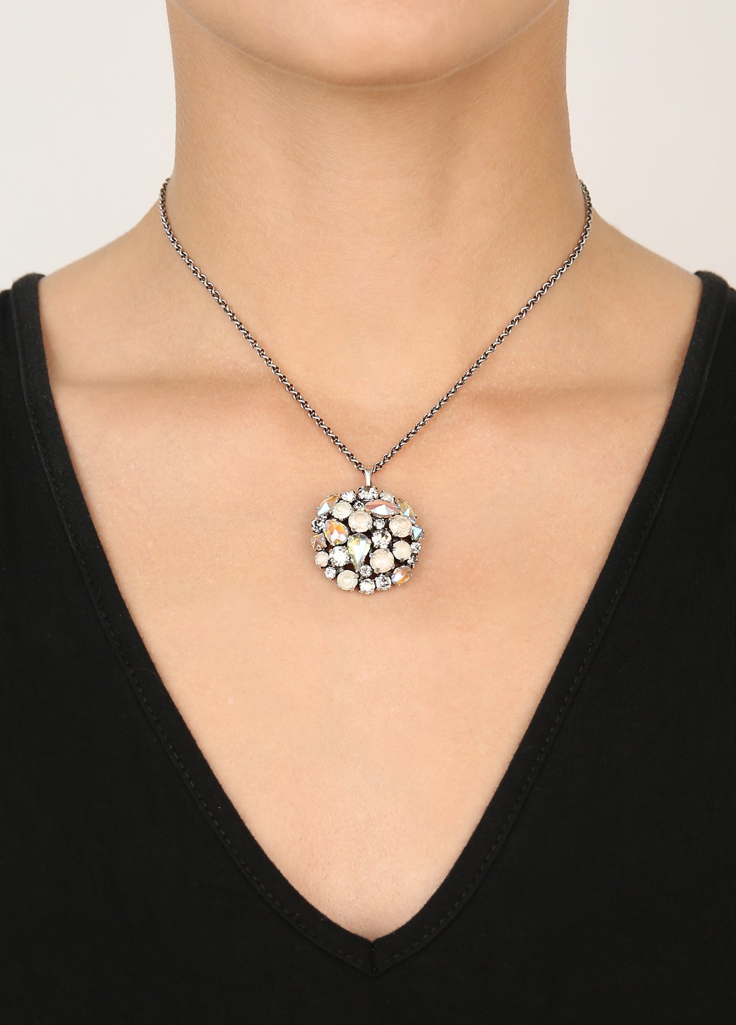 image pour Collier pendant Ballroom Blanc  size M