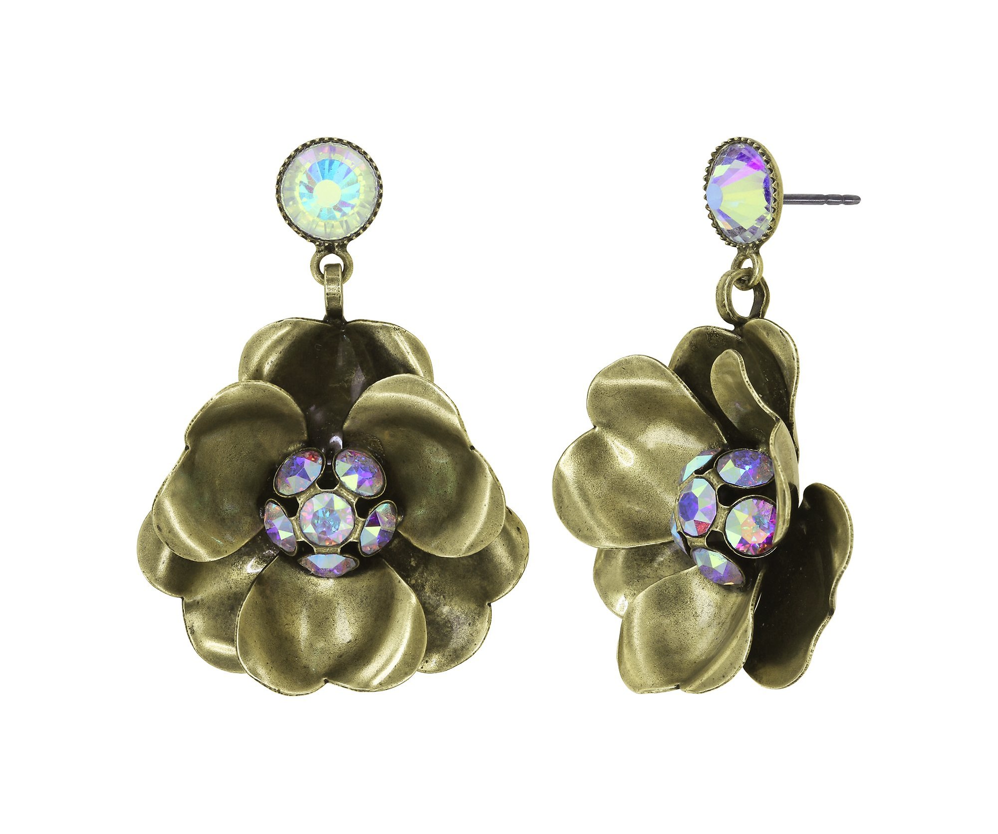 image for Earring Stud Dangling Clubbing Bugs White  