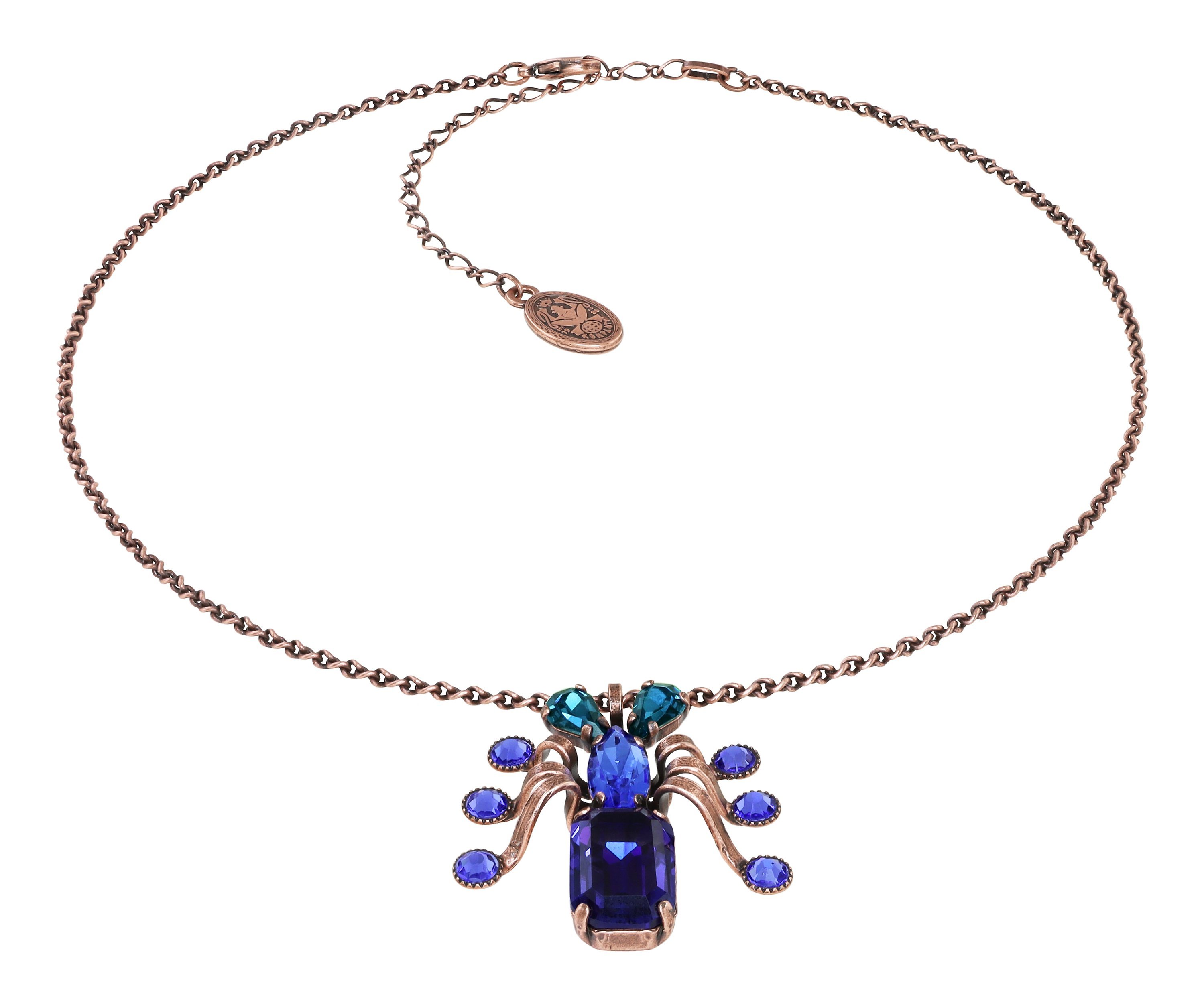 image for Necklace Pendant Clubbing Bugs Blue  