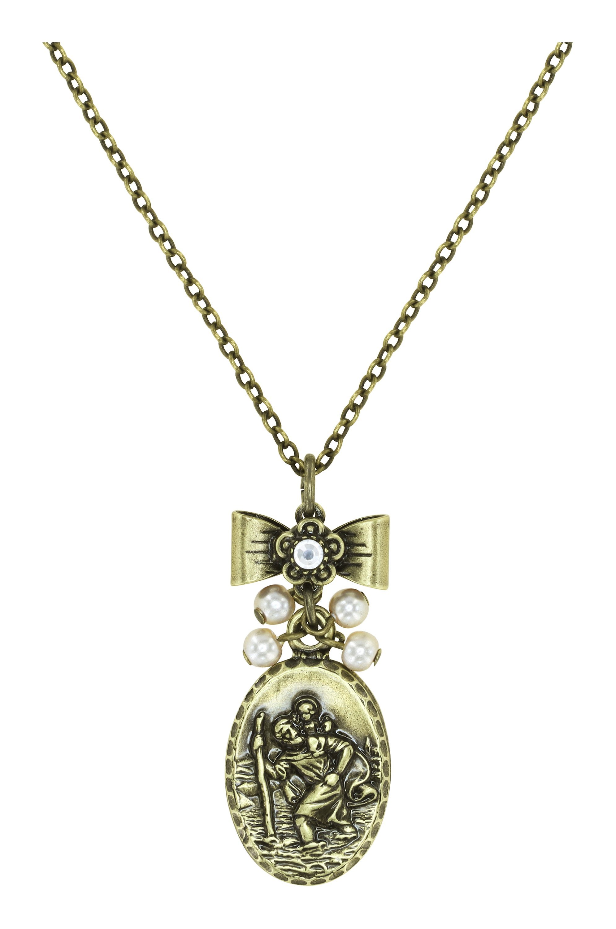 Kép Necklace pendant Love, Hope and Destiny White  