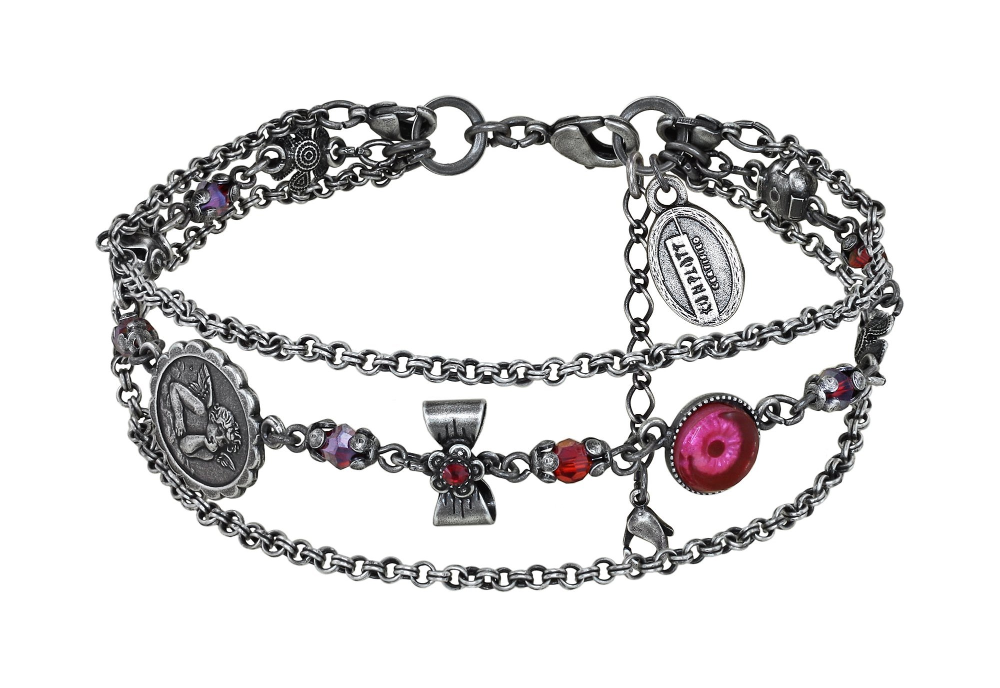 image for Anklet Love, Hope and Destiny Red  