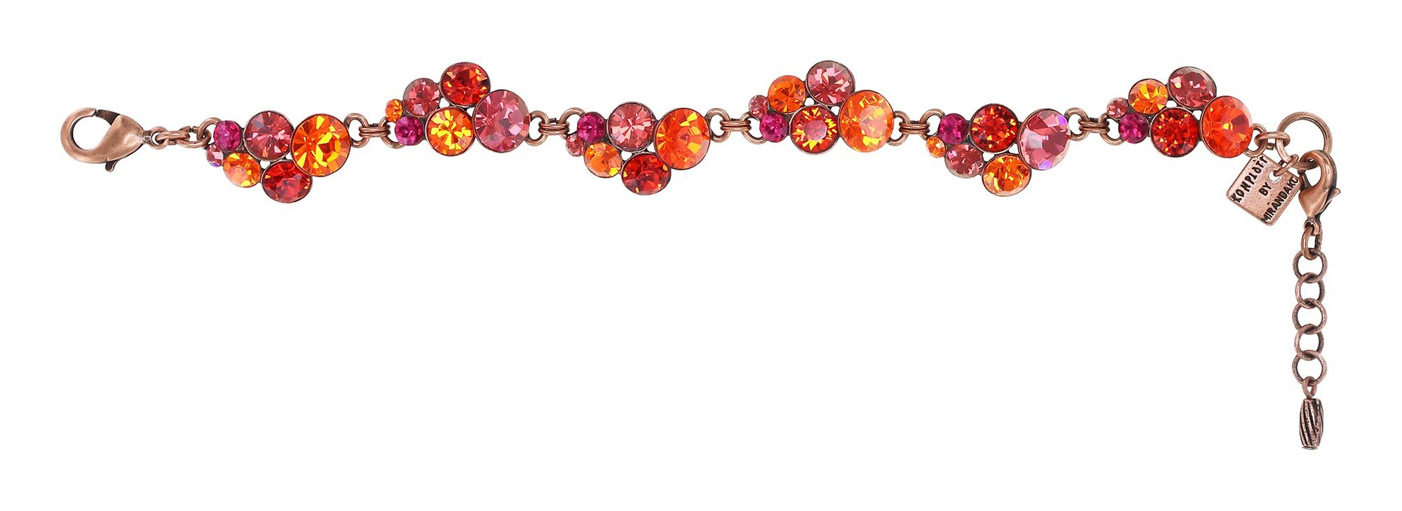 image for Bracelet Petit Glamour Pink / Orange  
