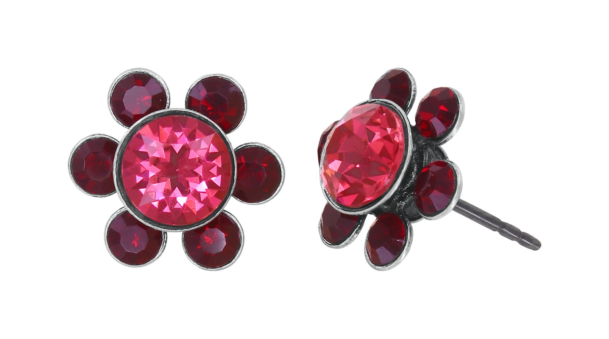 image pour Clou d'oreille Lost Garden Coralline / Rouge  