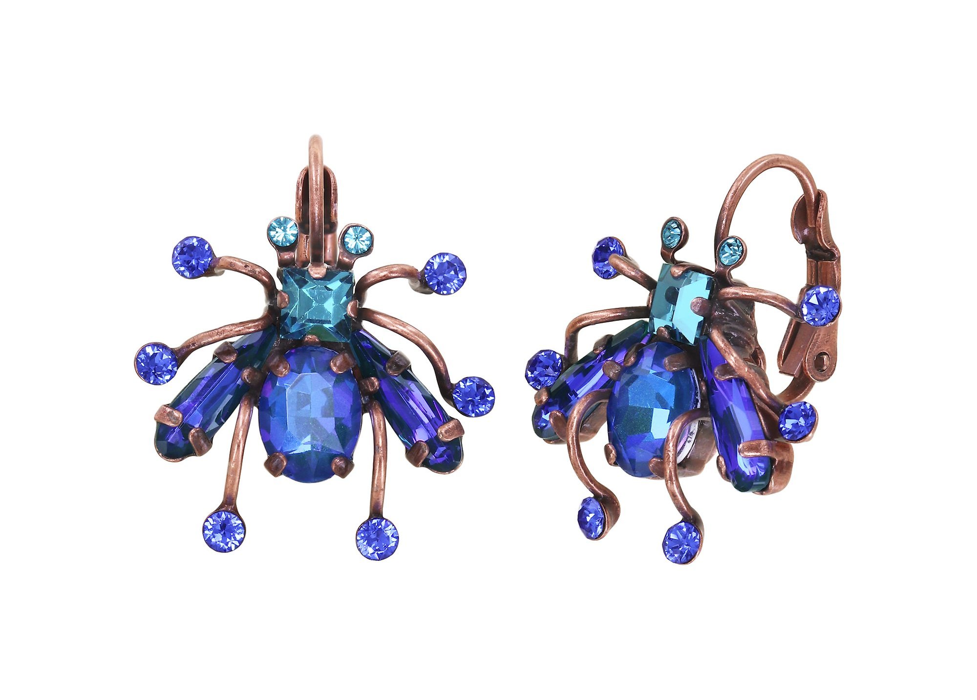 image pour Boucles d'oreilles Eurowire Clubbing Bugs Bleu  