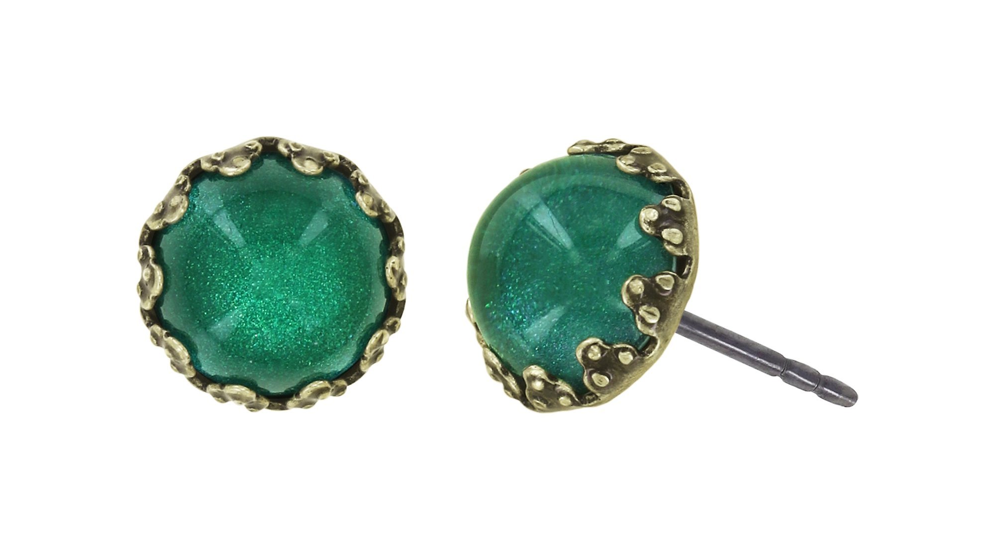 image for Earring Stud Daily Desire Green  8 mm
