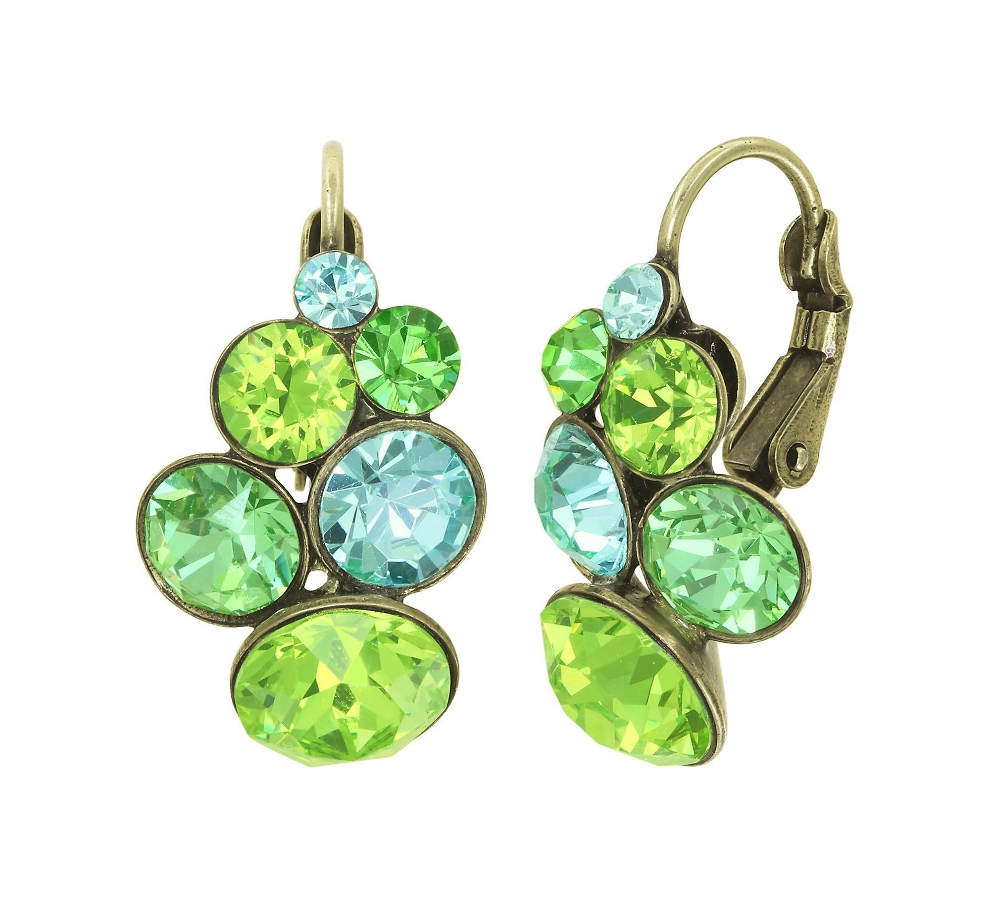 image pour Boucles d'oreilles Eurowire Petit Glamour Vert  