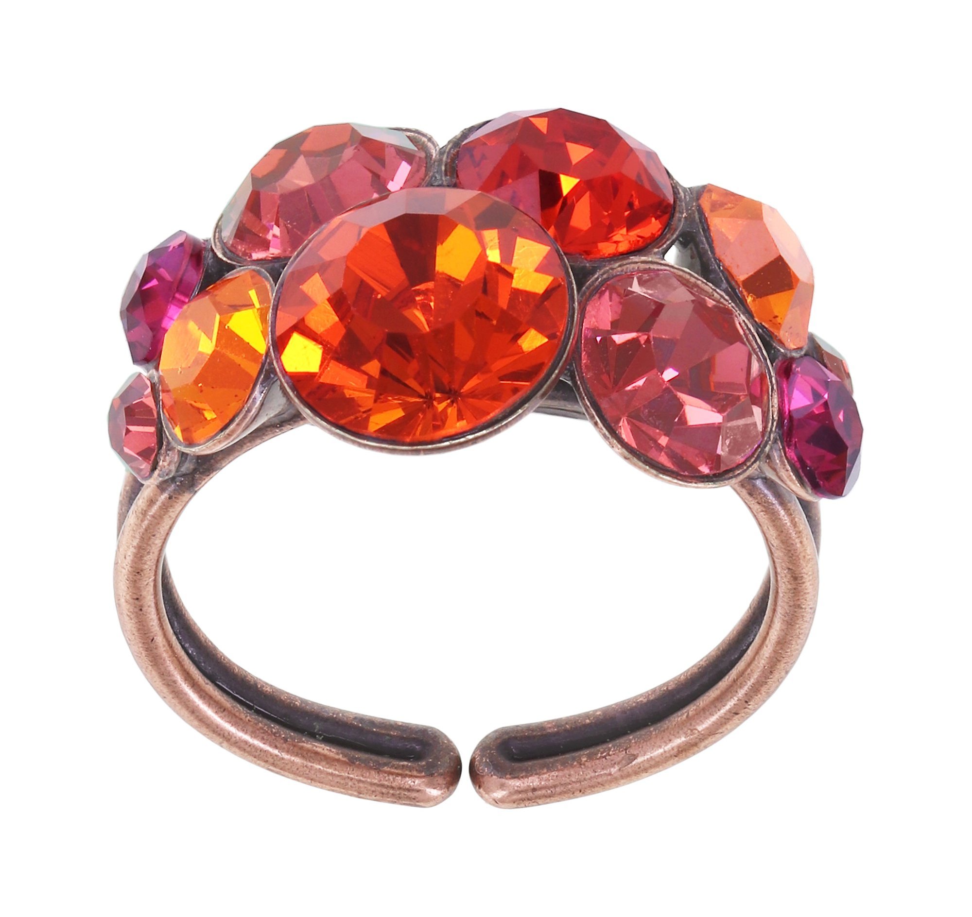 Bild für Ring Petit Glamour Pink / Orange  