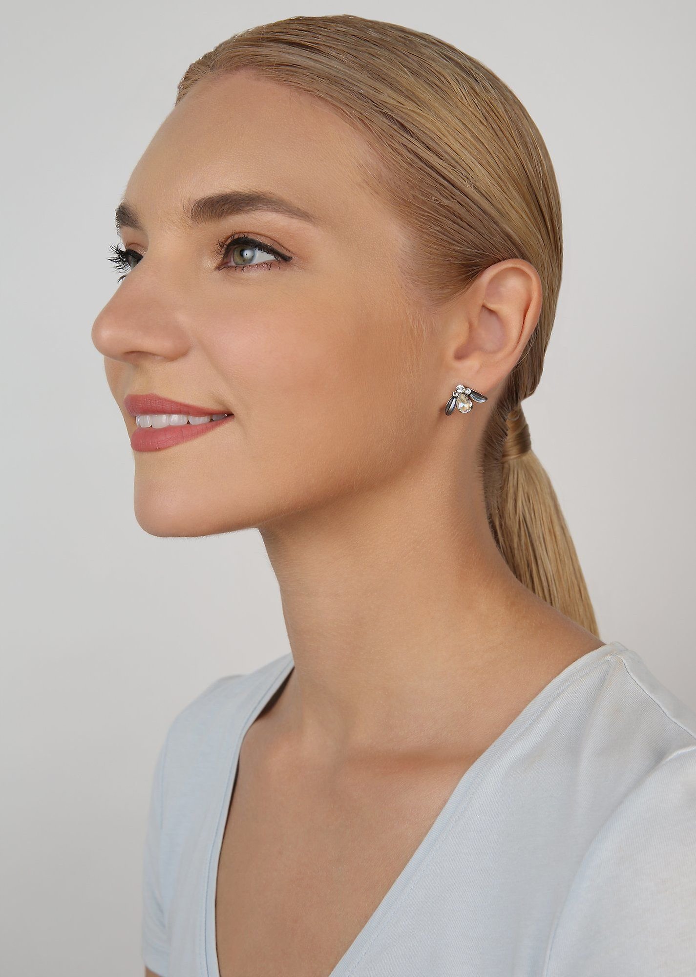 image for Earring Stud IceForest White  