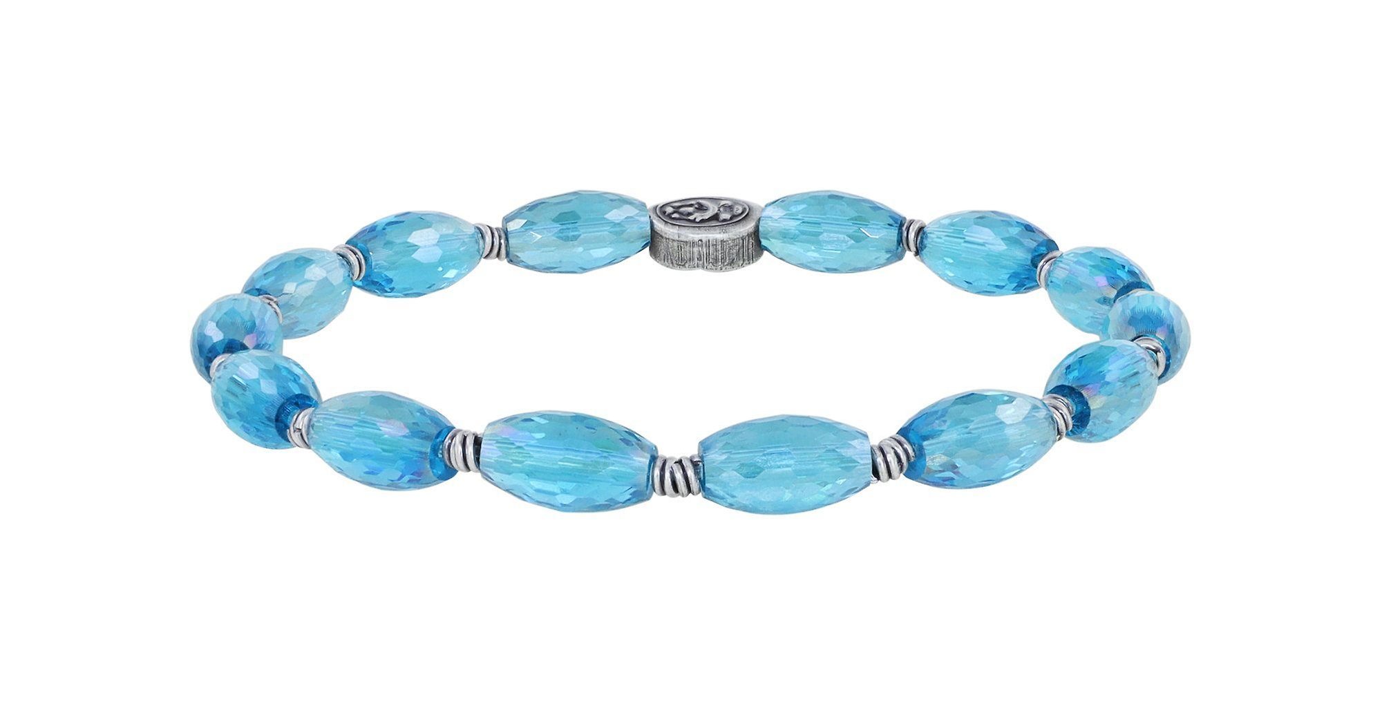 Bild für Armband elastisch Petit Glamour d´Afrique Hellblau  