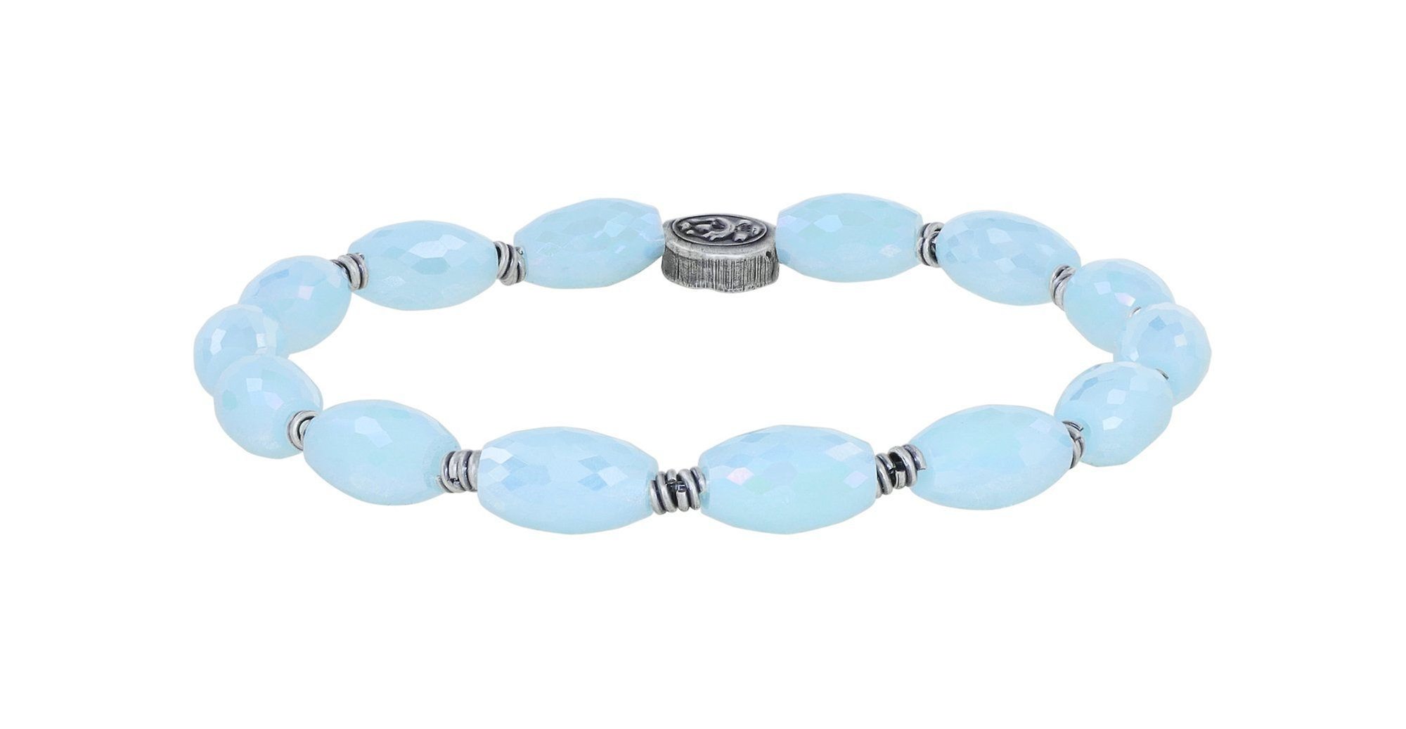 Bild für Armband elastisch Petit Glamour d´Afrique Hellblau  