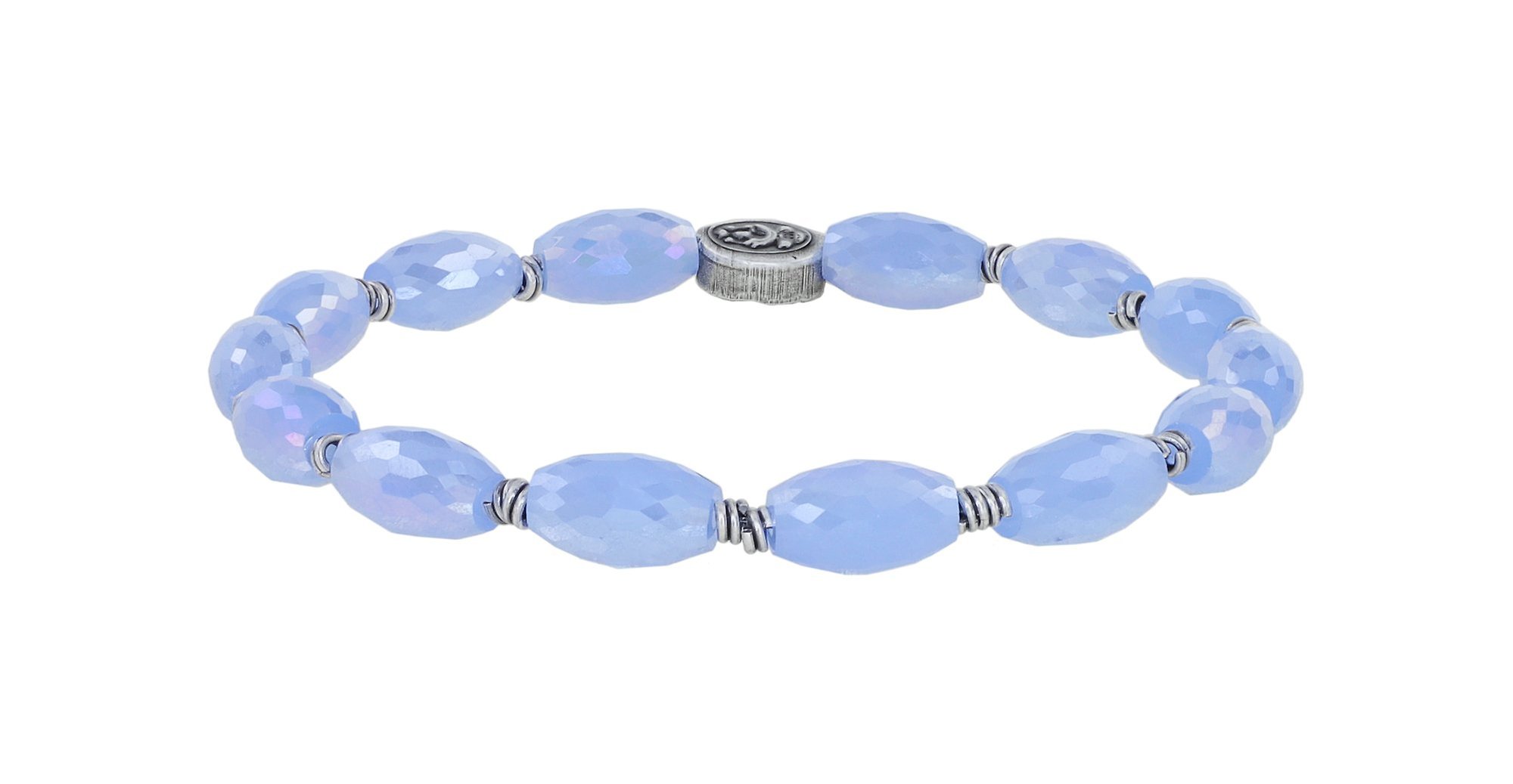 Bild für Armband elastisch Petit Glamour d´Afrique Blau  