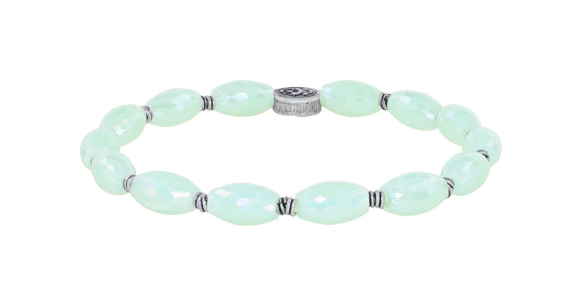 Bild für Armband elastisch Petit Glamour d´Afrique Hellgrün  