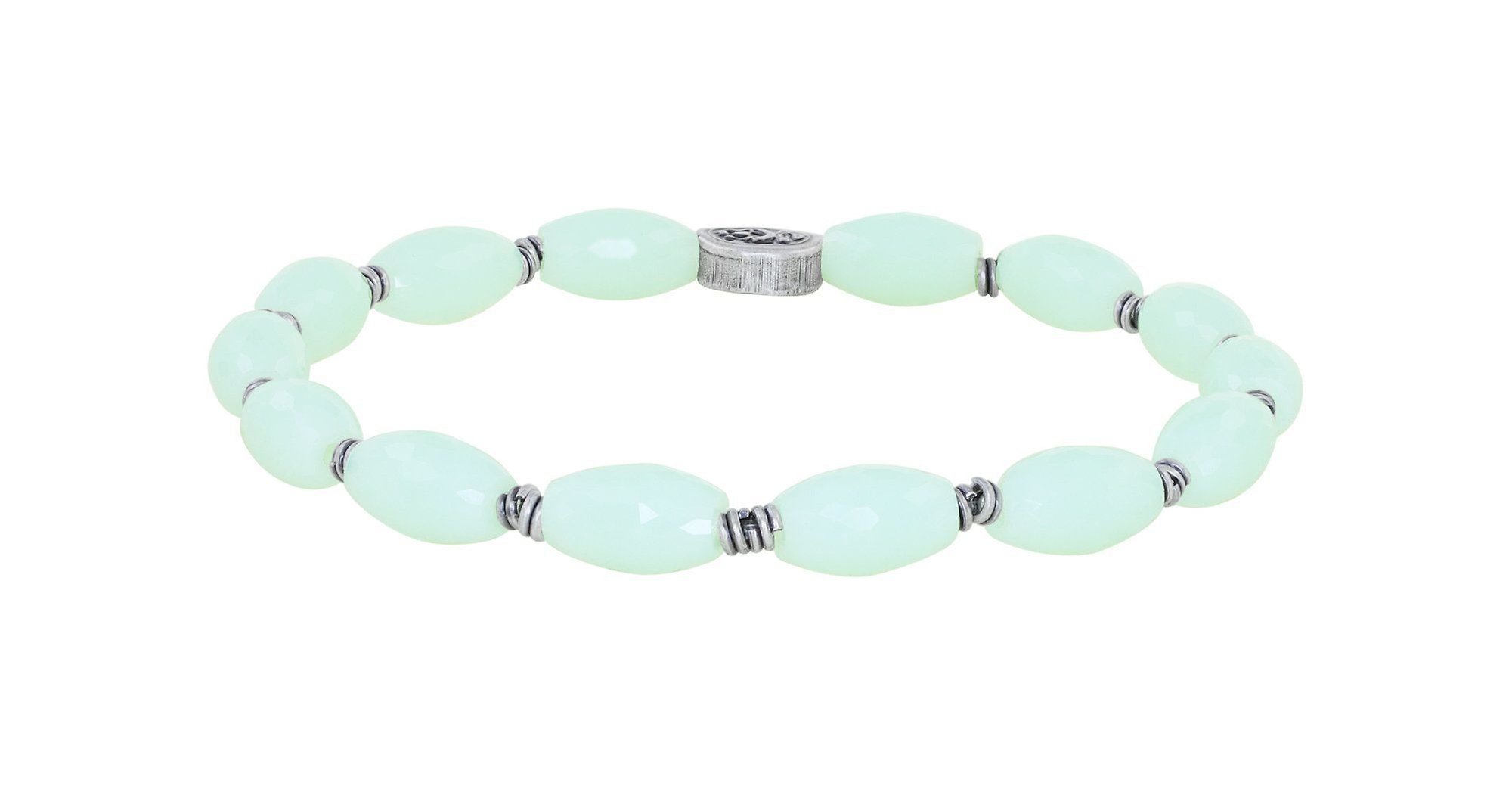 image pour Bracelet élastique Petit Glamour d´Afrique Vert Clair  