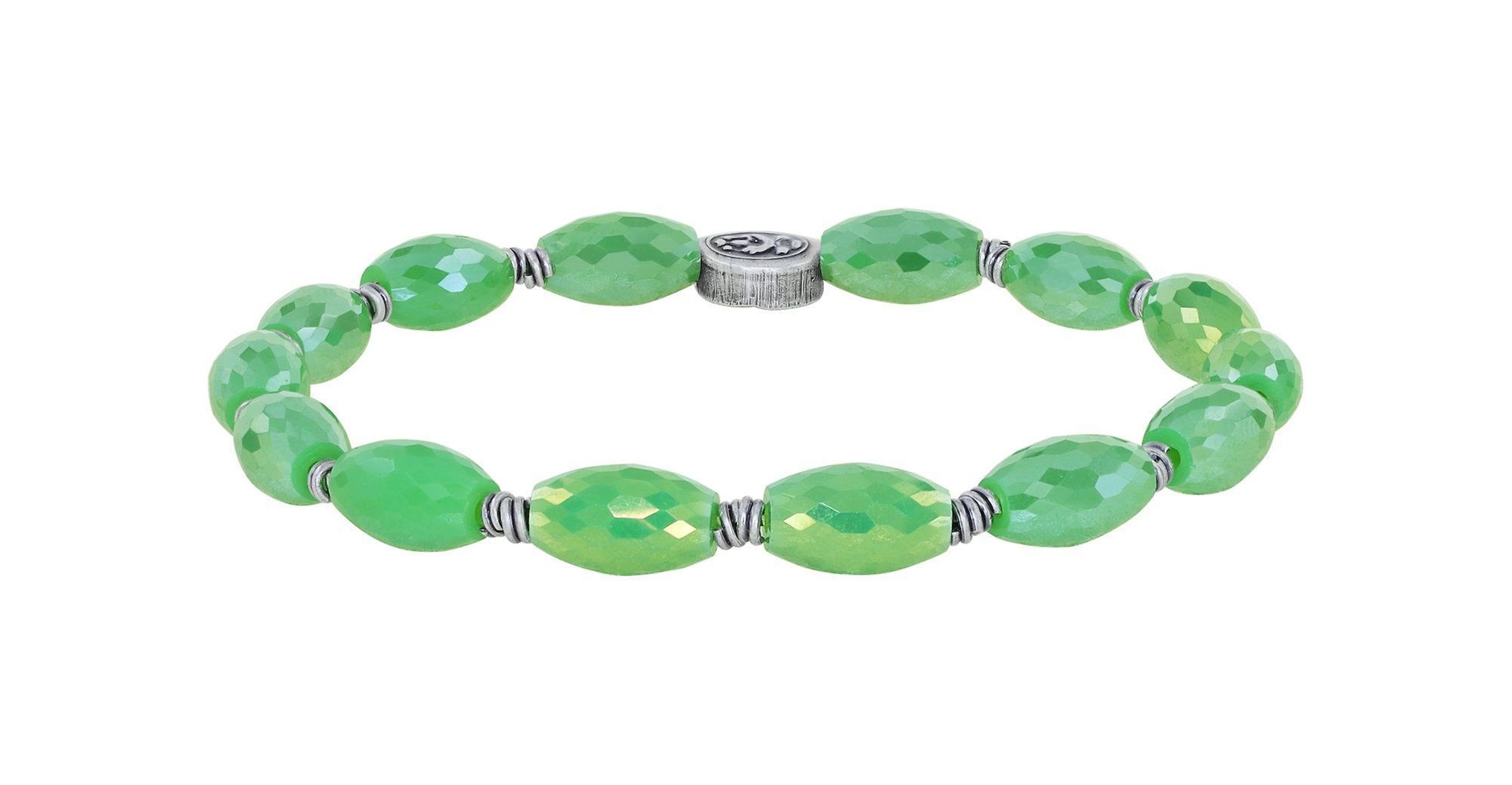 image for Bracelet Elastic Petit Glamour d´Afrique Light Green  