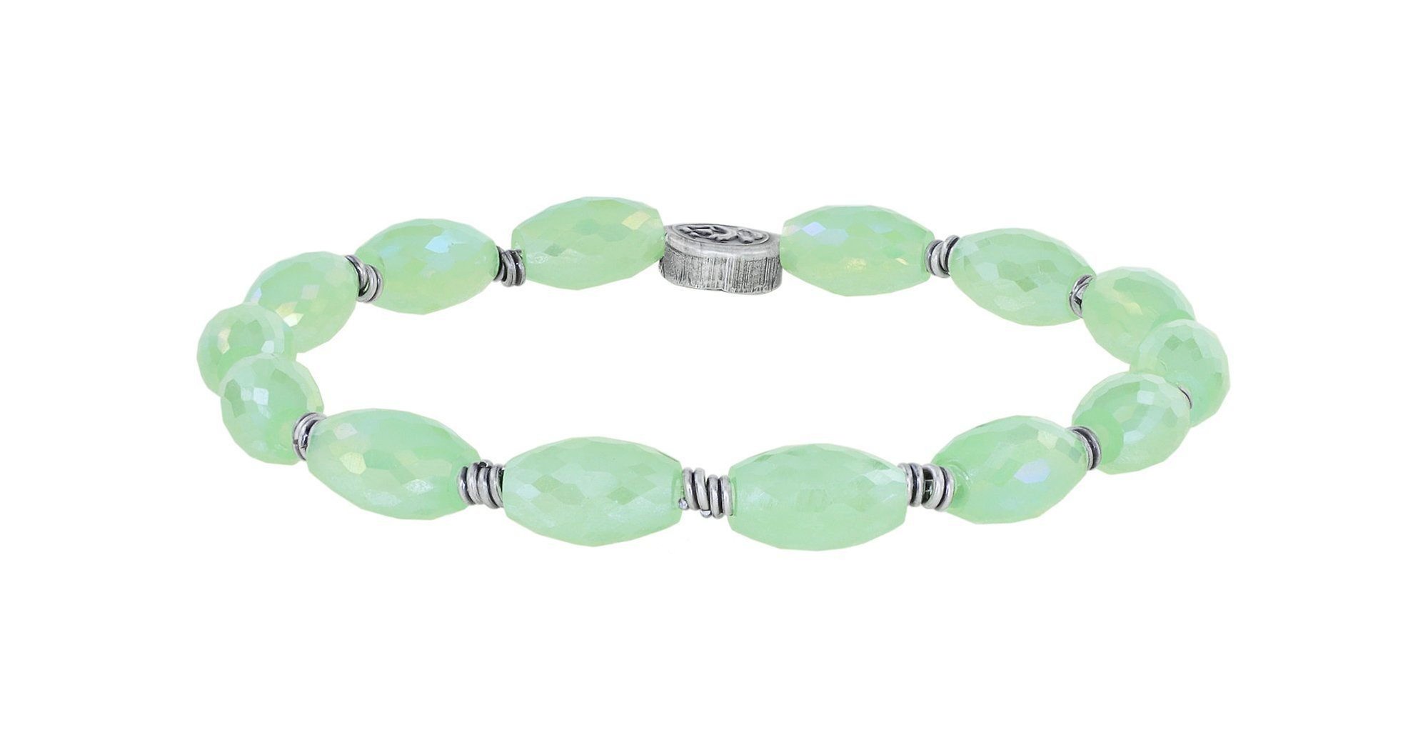 image for Bracelet Elastic Petit Glamour d´Afrique Light Green  