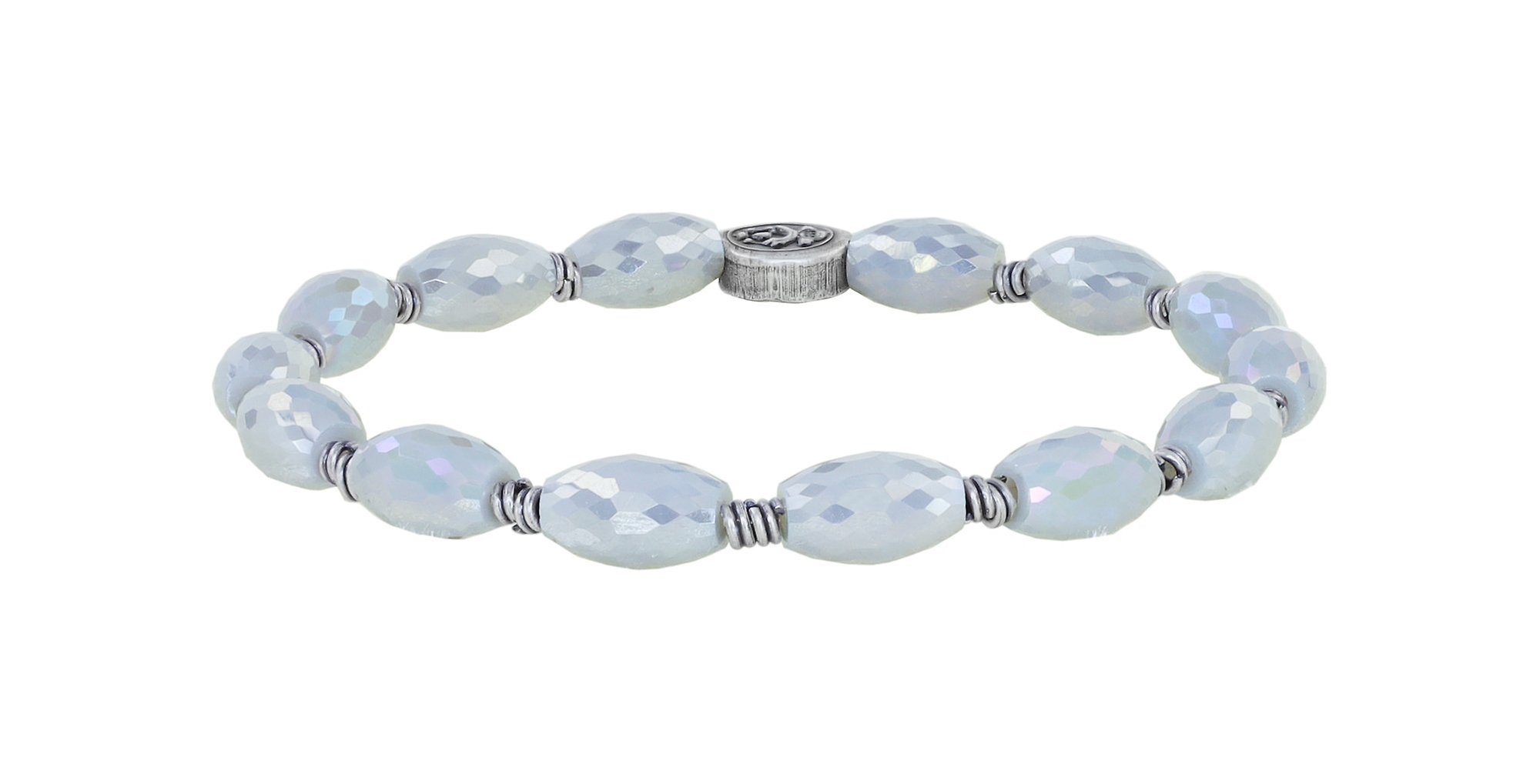 image for Bracelet Elastic Petit Glamour d´Afrique Grey  