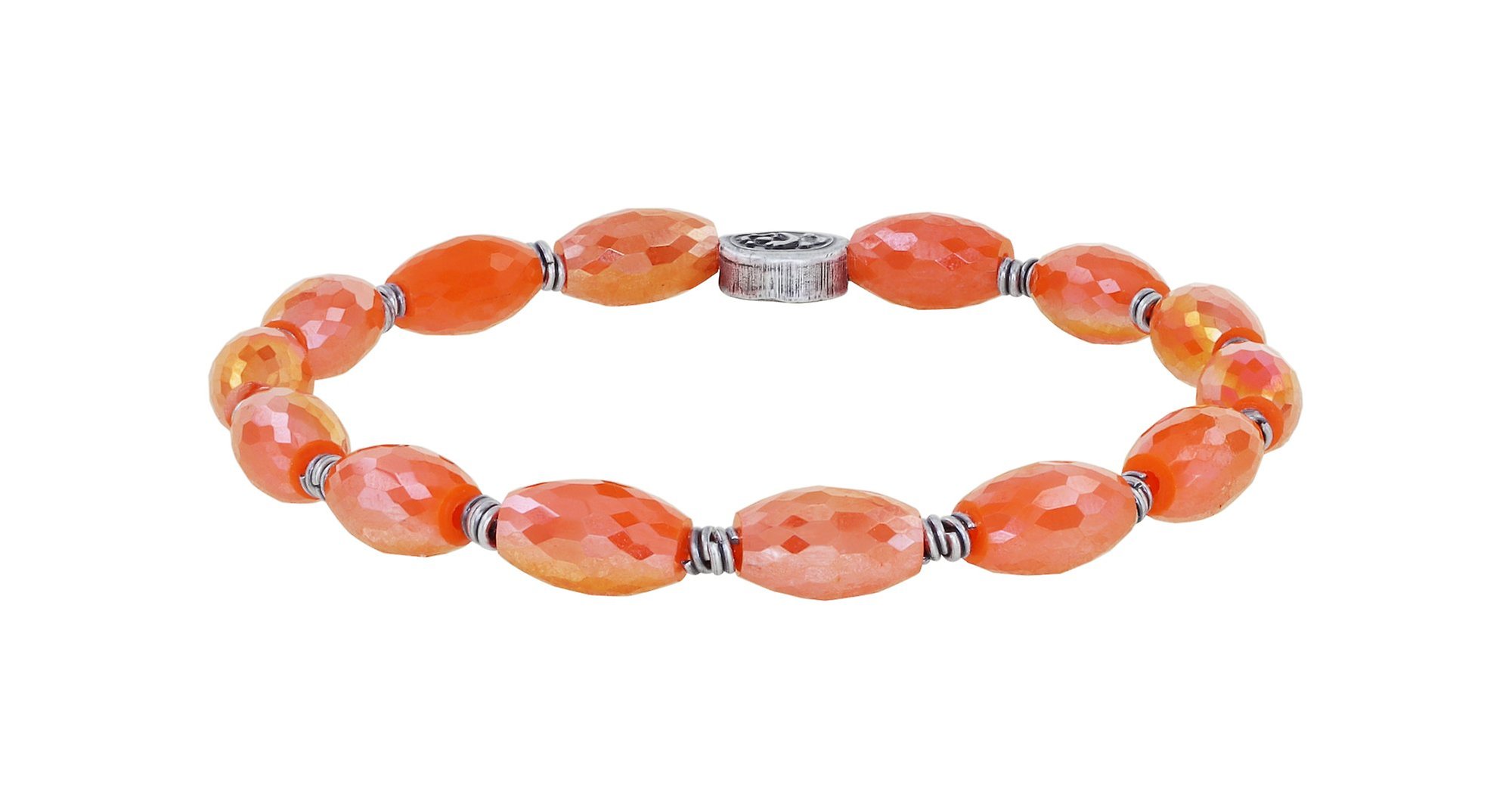 image for Bracelet Elastic Petit Glamour d´Afrique Orange  
