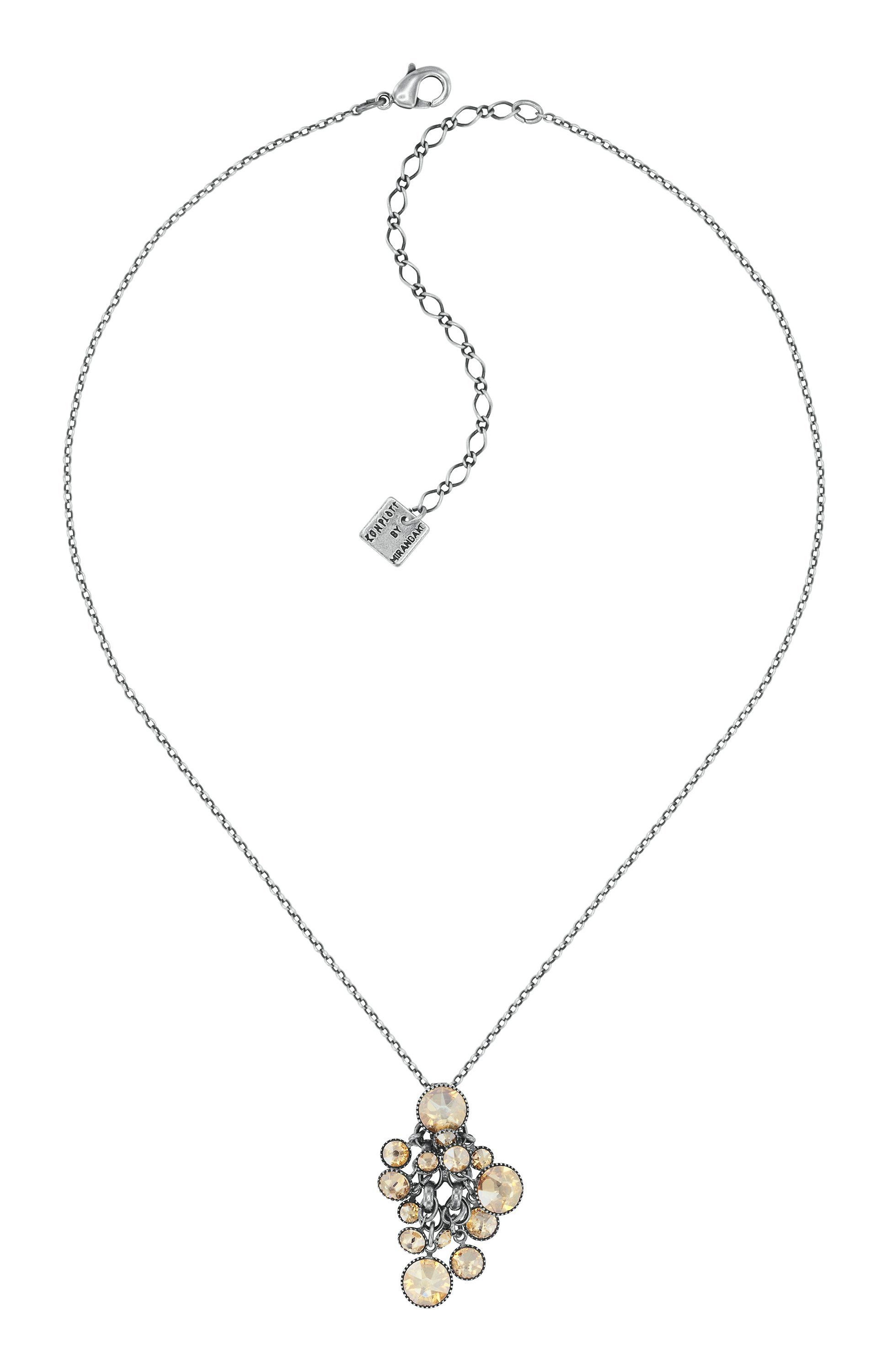 image pour Collier pendant Waterfalls Beige  