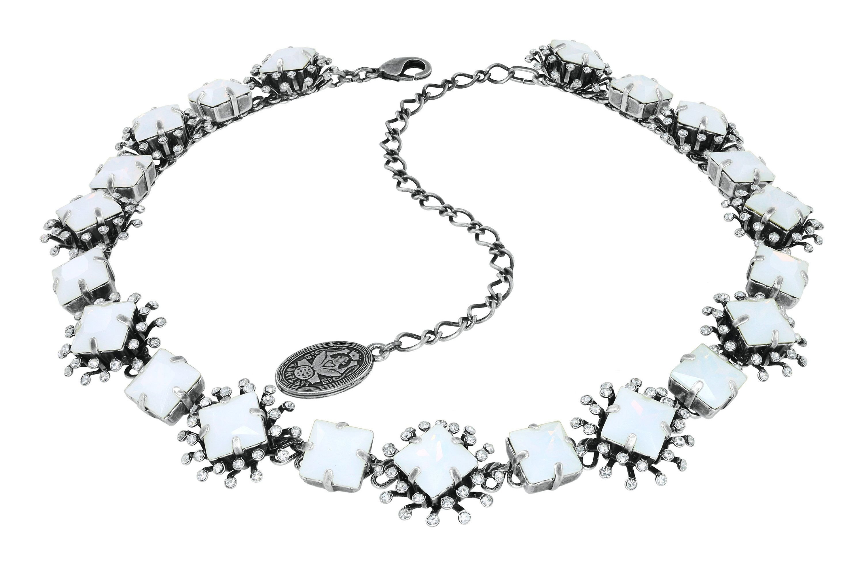 image for Necklace Petit Four Carre White  size L