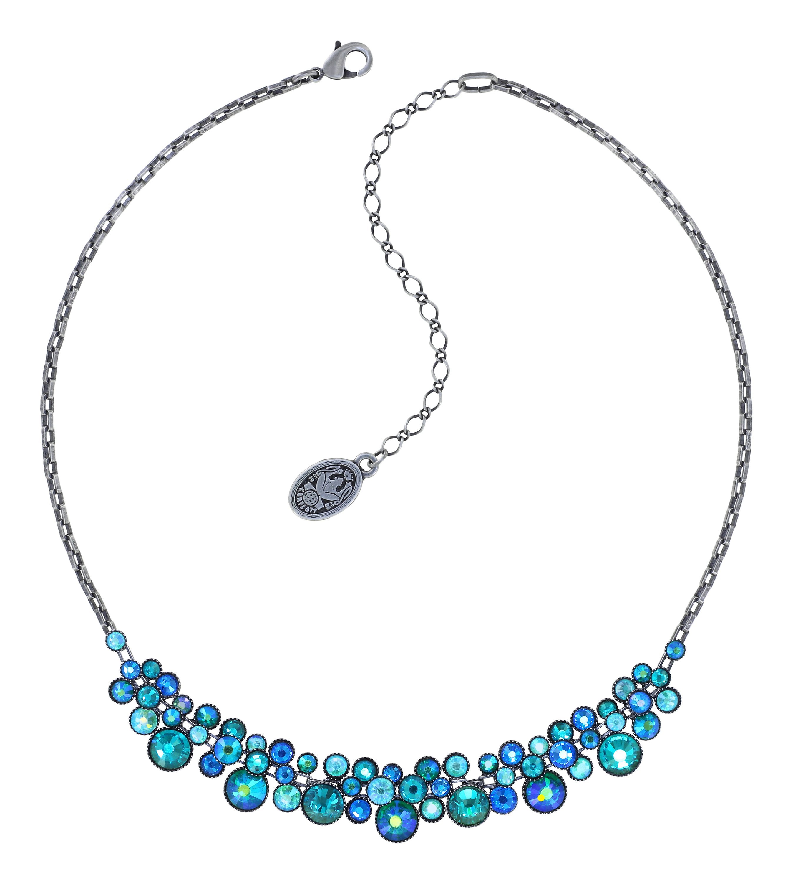image for Necklace Water Cascade Dark Blue  