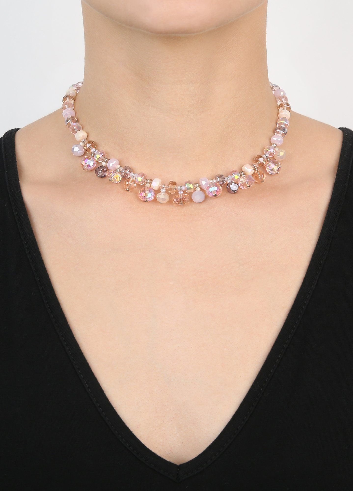 Bild für Halskette Bead Snake Jelly Pink  