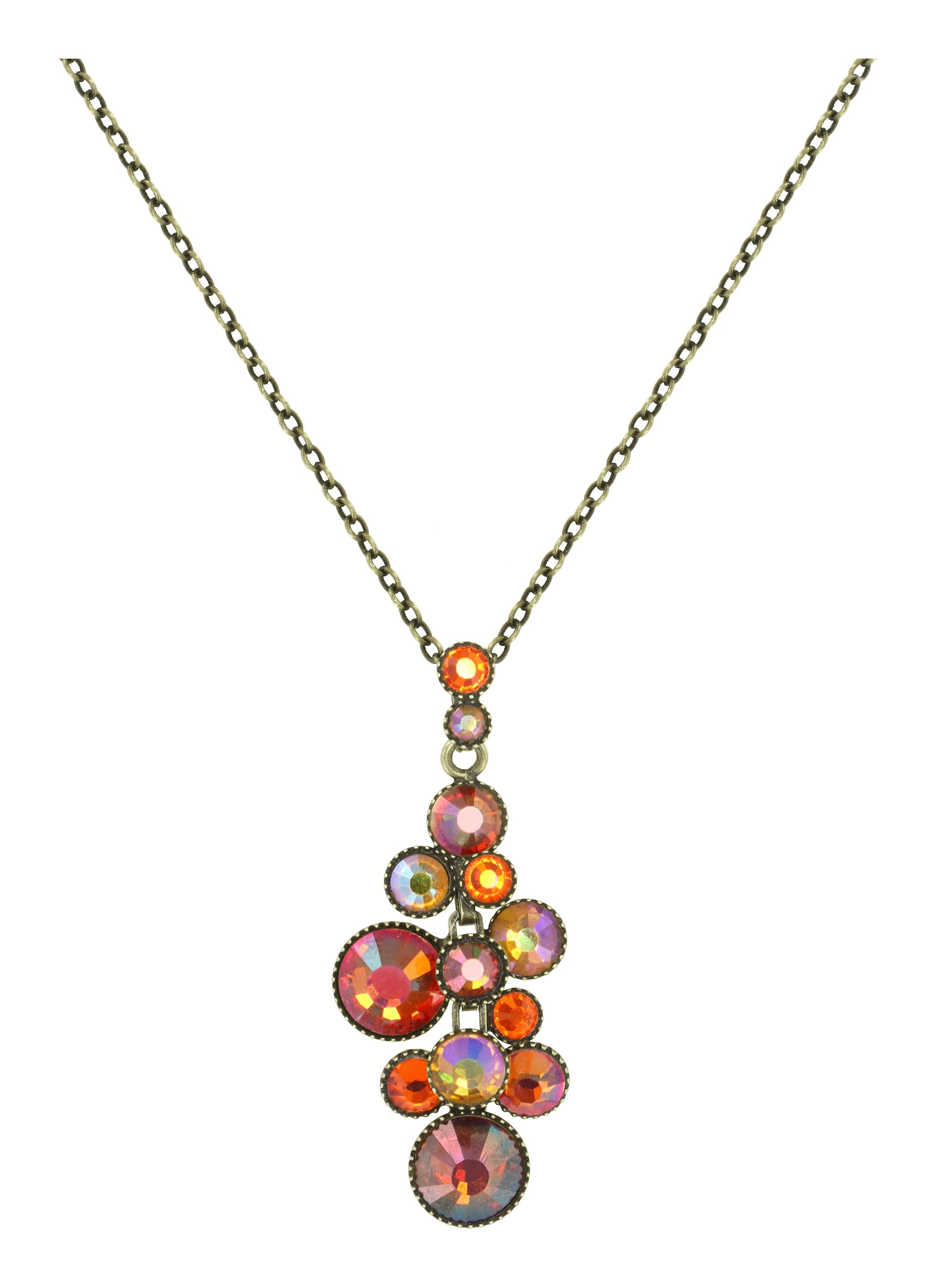 image pour Collier pendant Water Cascade Orange  