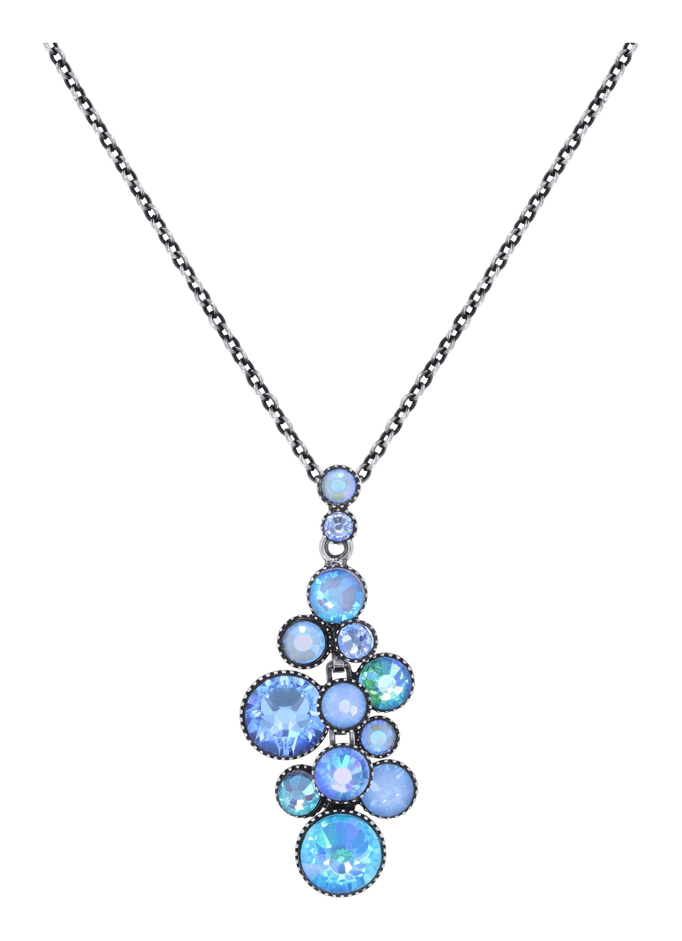 image for Necklace Pendant Water Cascade Light Blue  