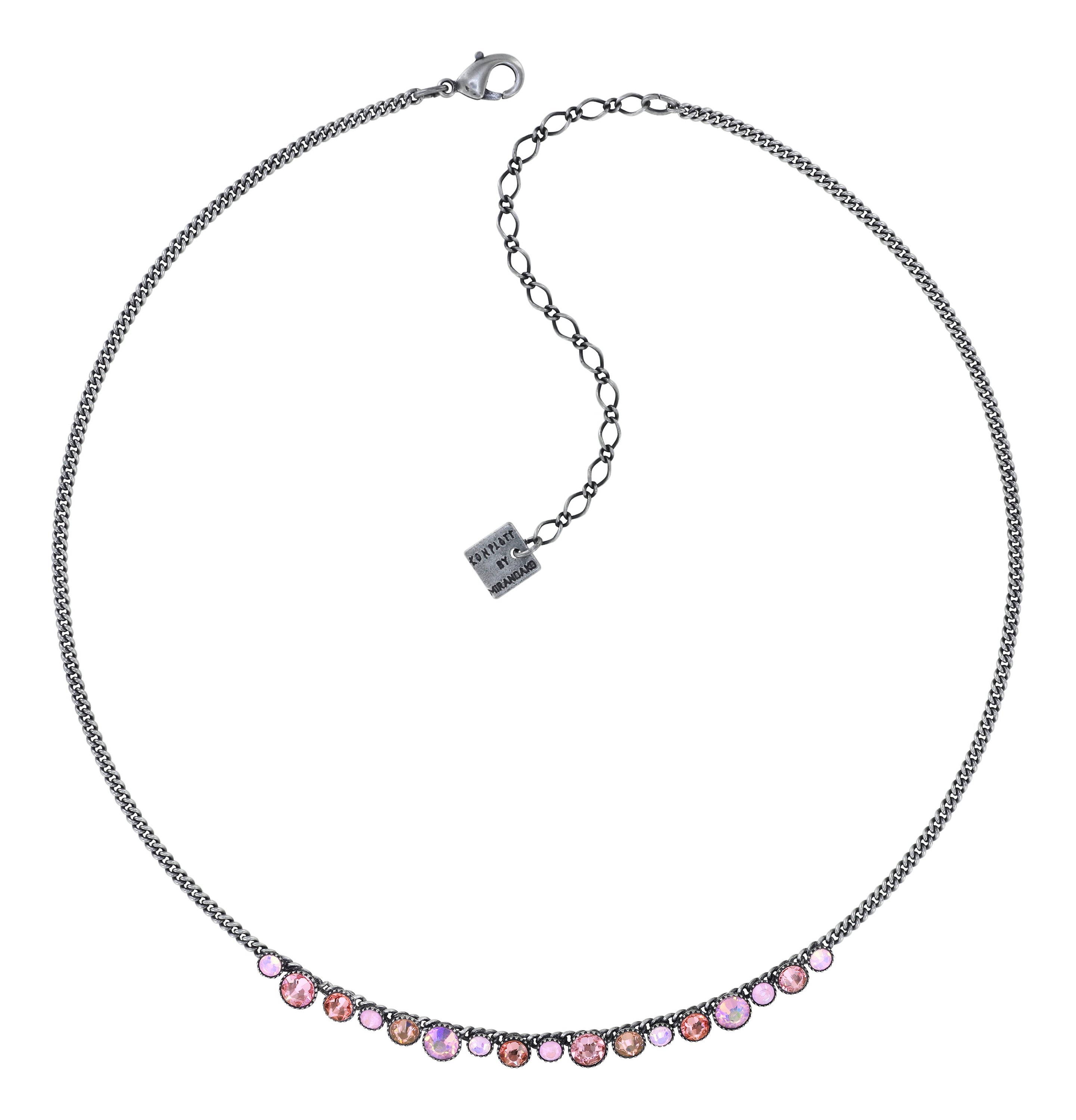 image for Necklace Water Cascade Pink  