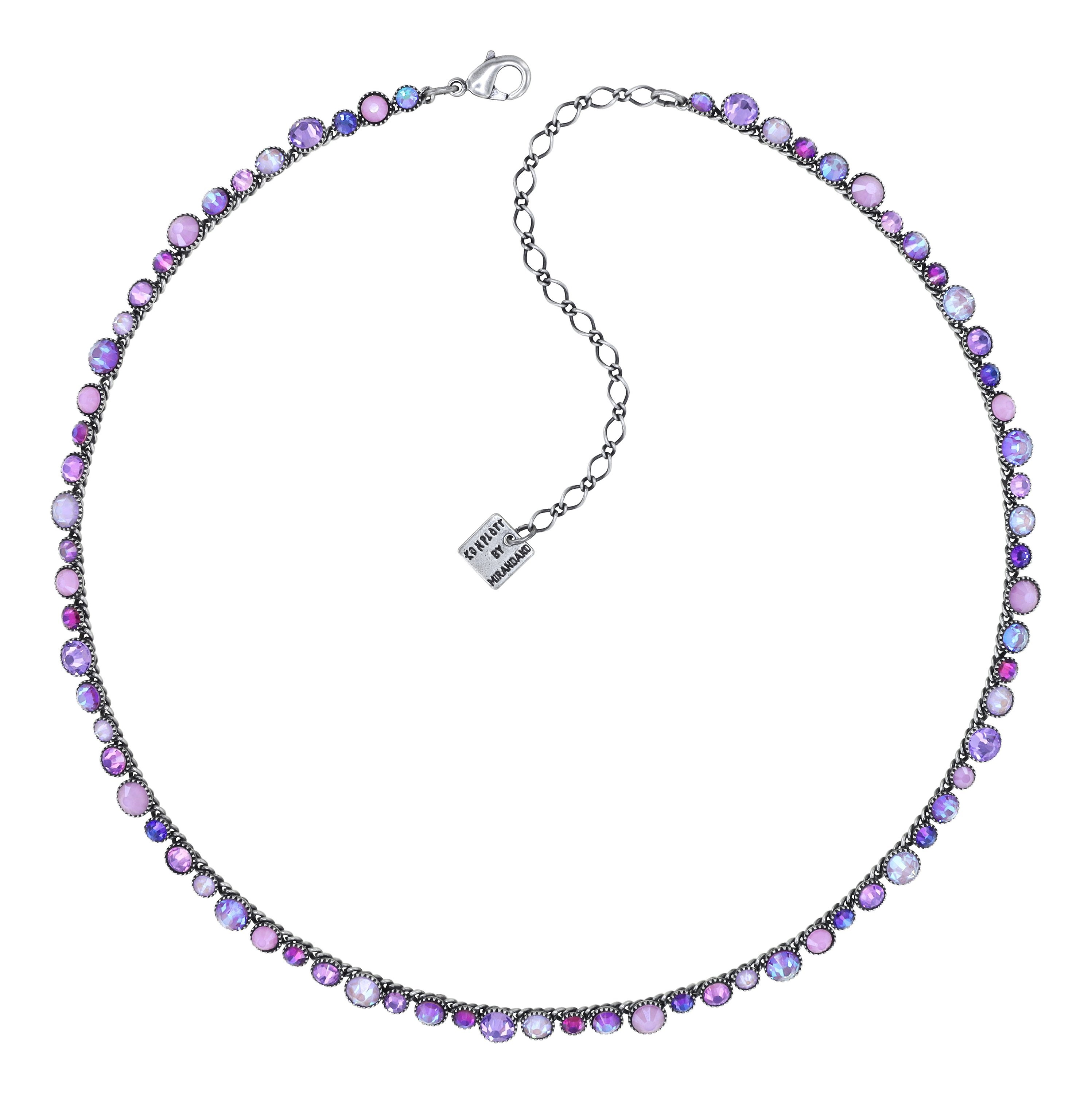 image for Necklace Water Cascade Lila  