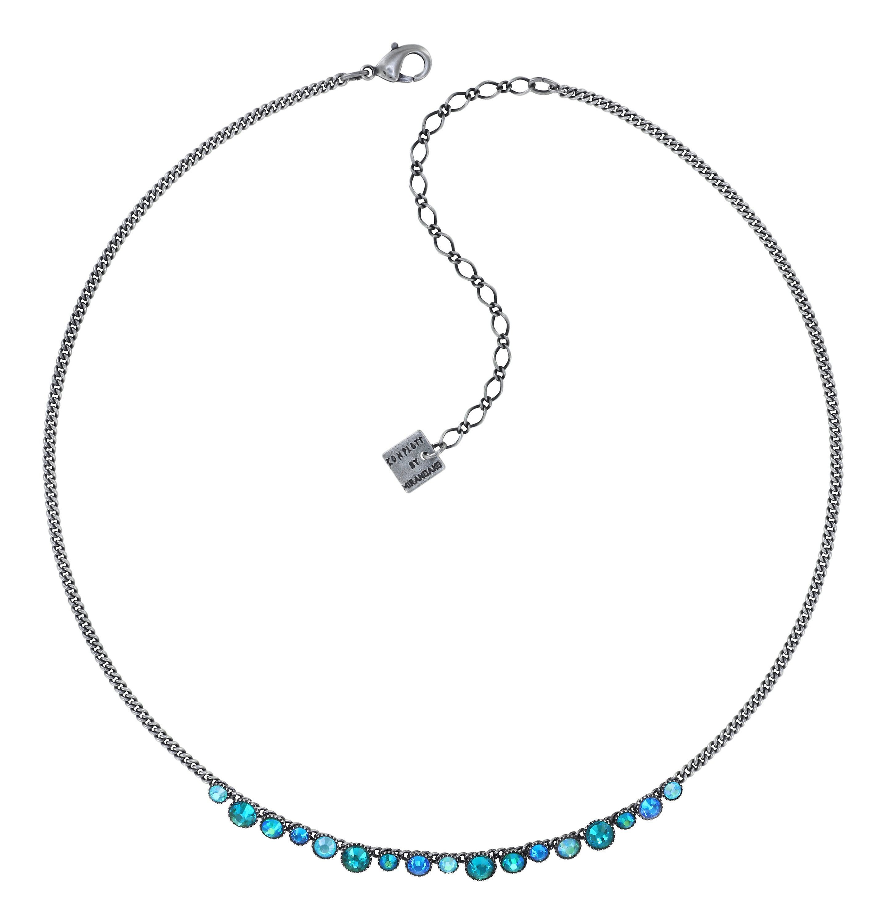 image pour Collier Water Cascade Bleu Foncé  