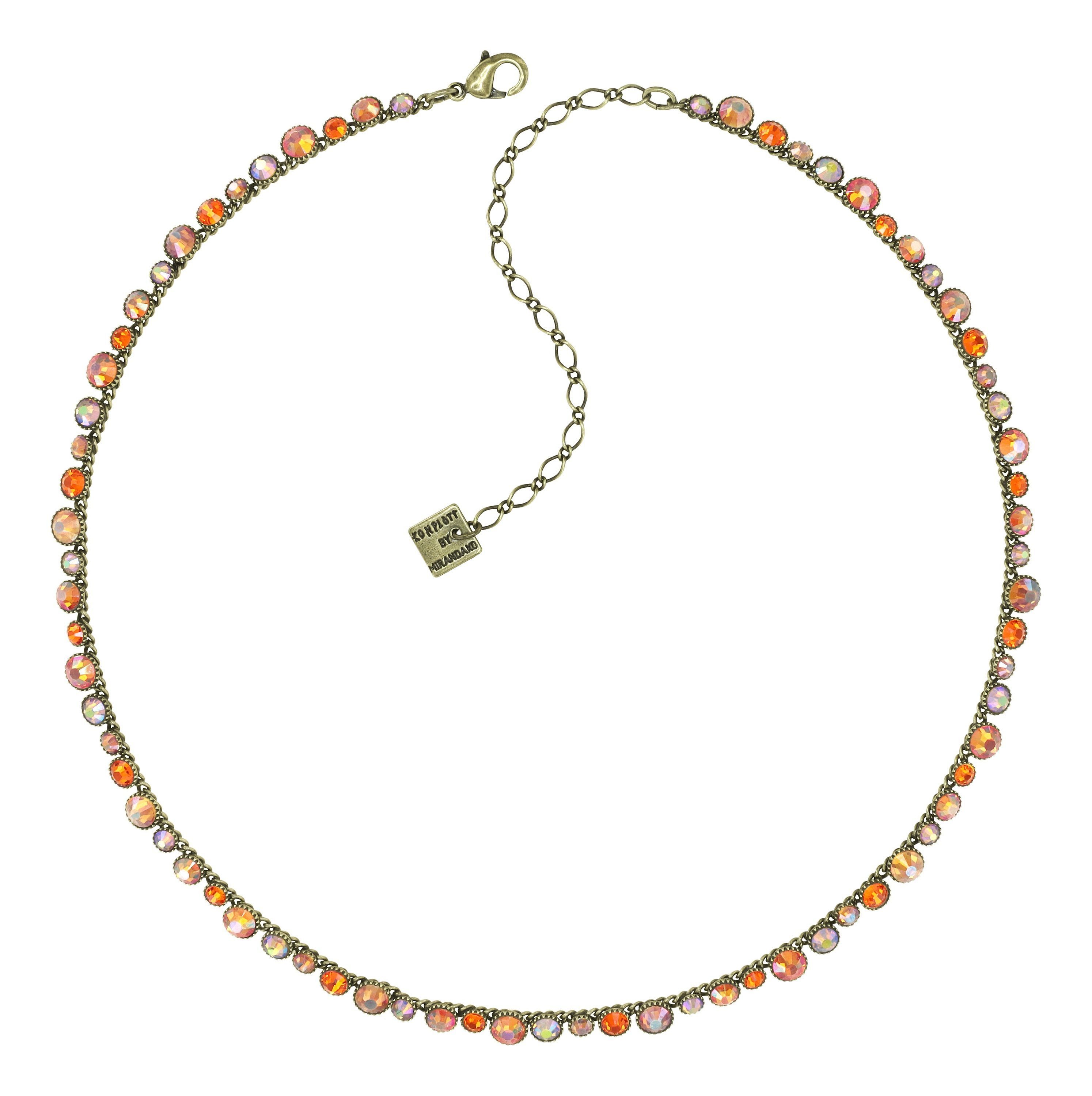 image pour Collier Water Cascade Orange  