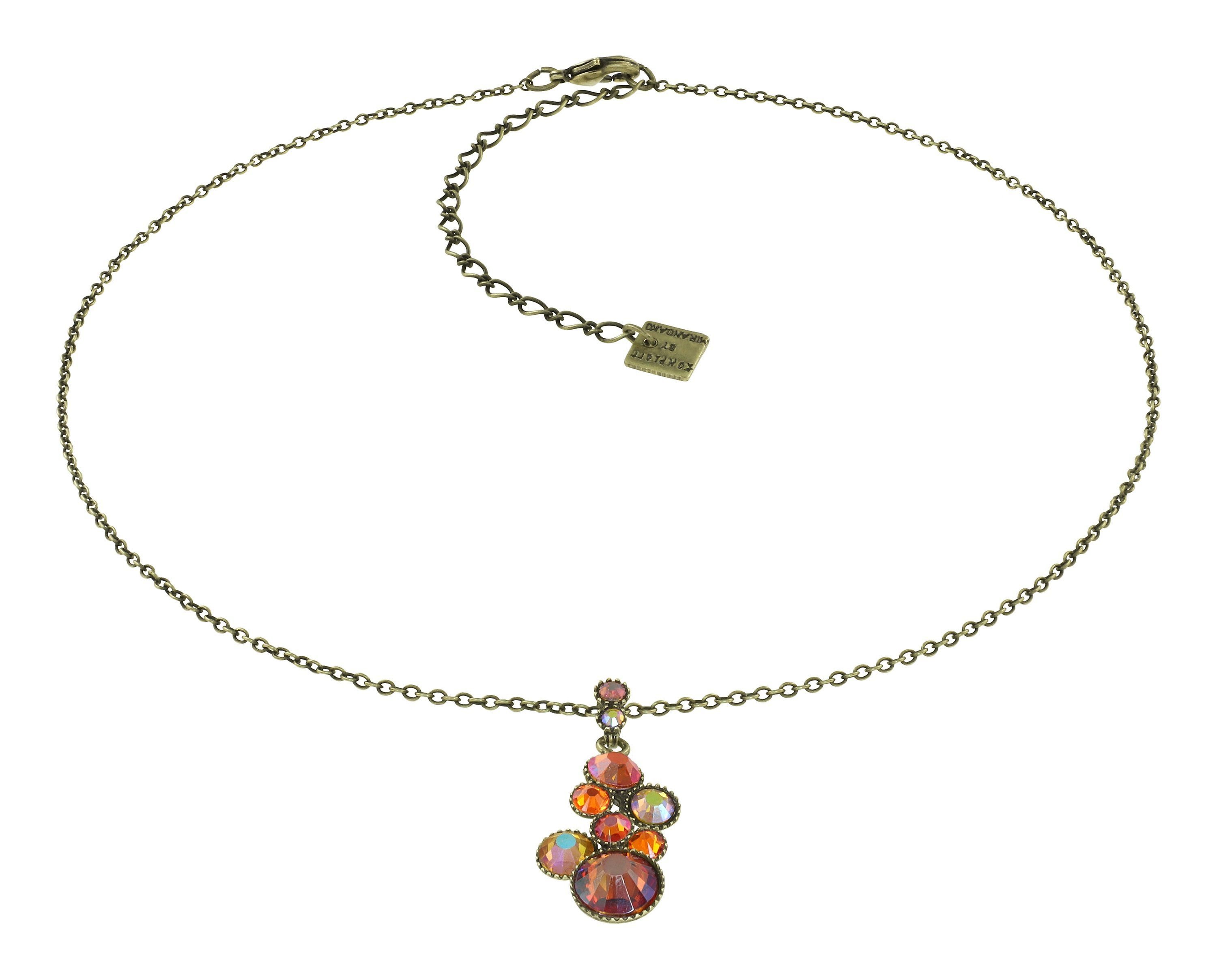 image for Necklace Pendant Water Cascade Orange  