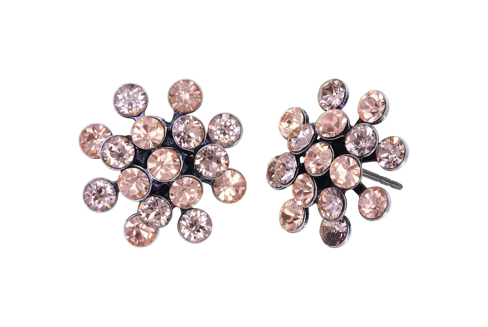 image for Earring stud Magic Fireball Beige  mini
