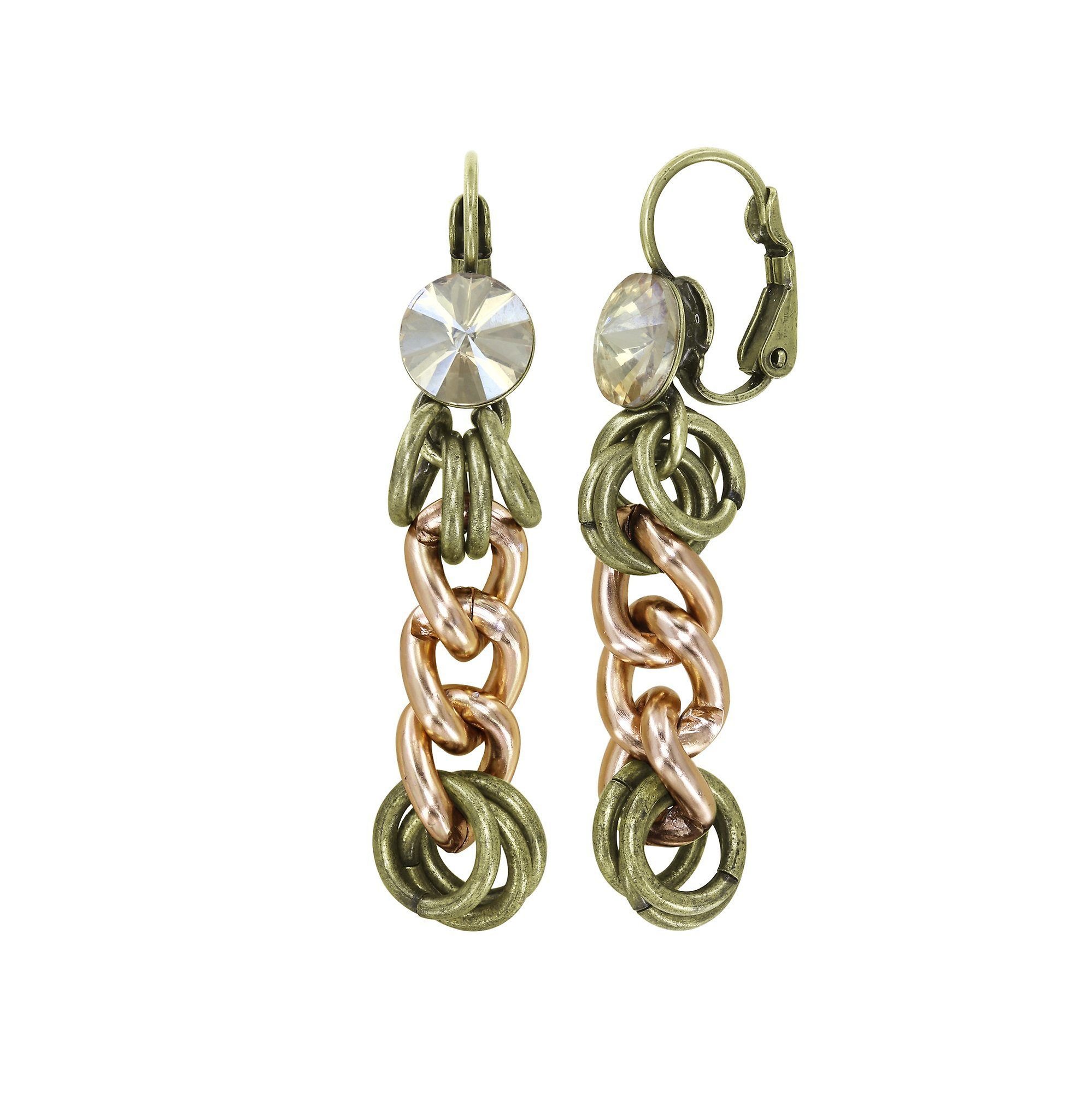 image pour Boucles d'oreilles Eurowire pendantes Unchained Or  