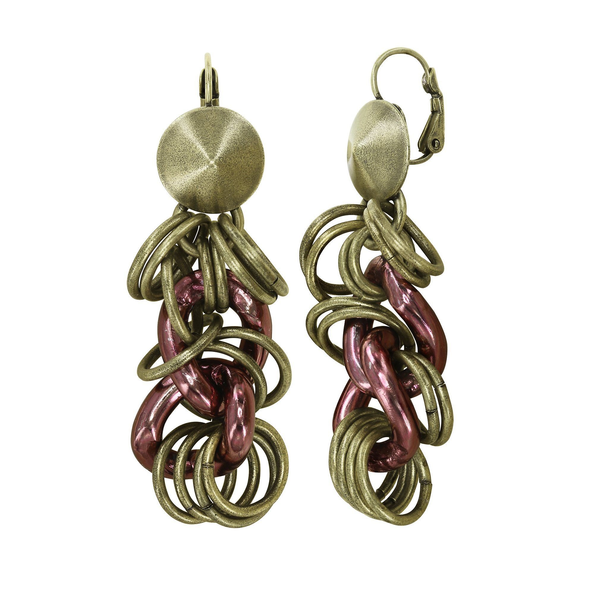 image pour Boucles d'oreilles Eurowire pendantes Unchained Cuivre  
