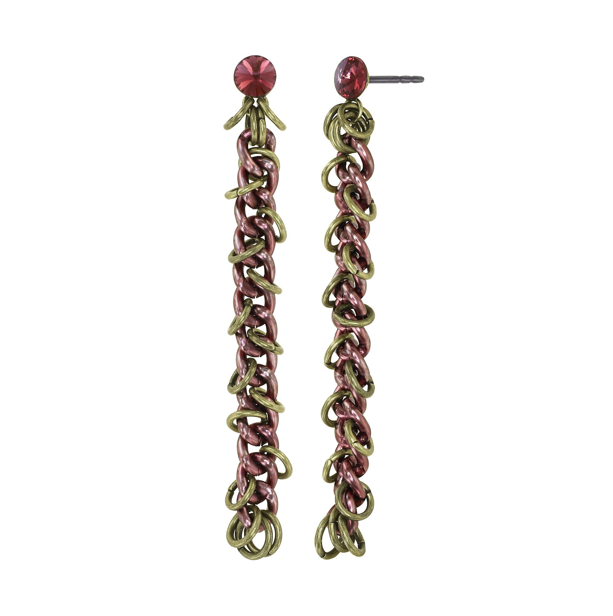 image pour Clou d'oreille pendant Unchained Cuivre  